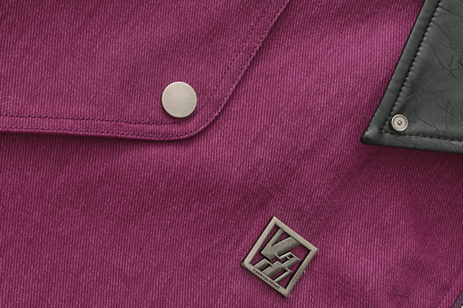 VANN VALRENCE Contrast Multi-Zip Padded Utility Jacket