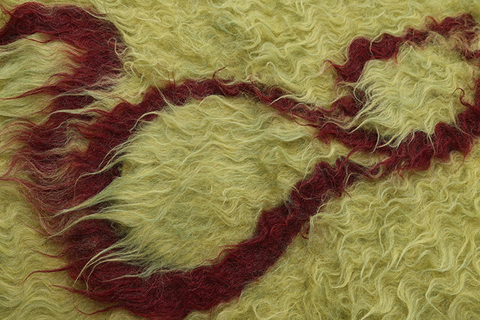 VANN VALRENCE Fuzzy Cat Intarsia Mohair Sweater