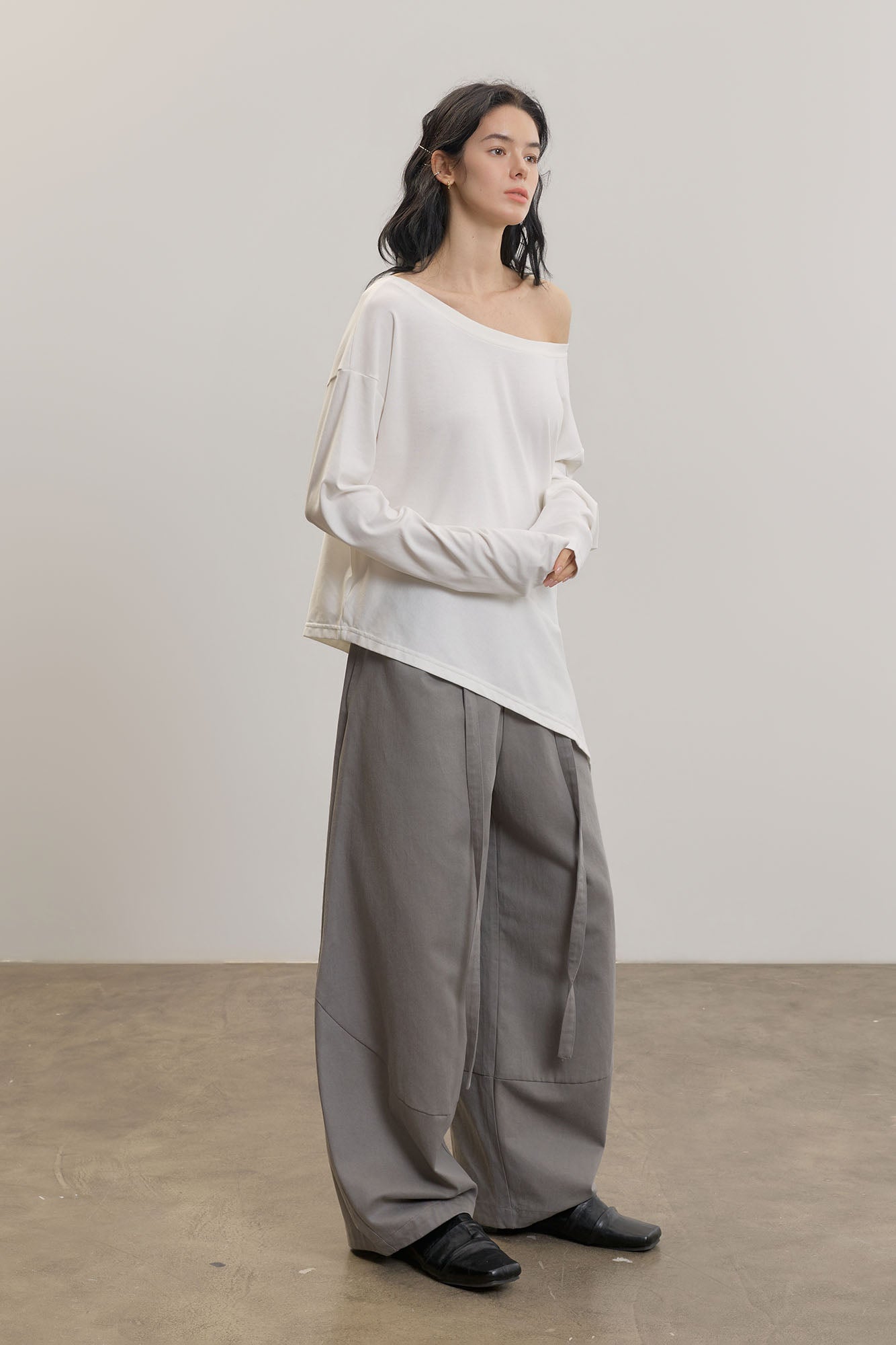SAME FLOW Modern Oversized Drawstring Pants