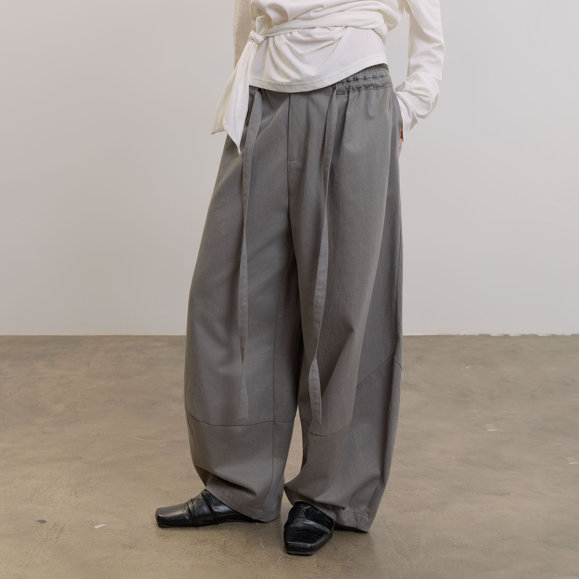SAME FLOW Modern Oversized Drawstring Pants