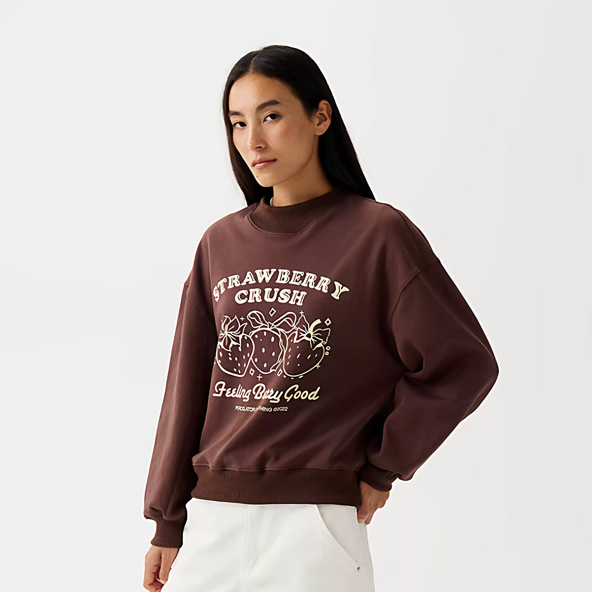 PCLA Retro Strawberry Crush Graphic Pullover