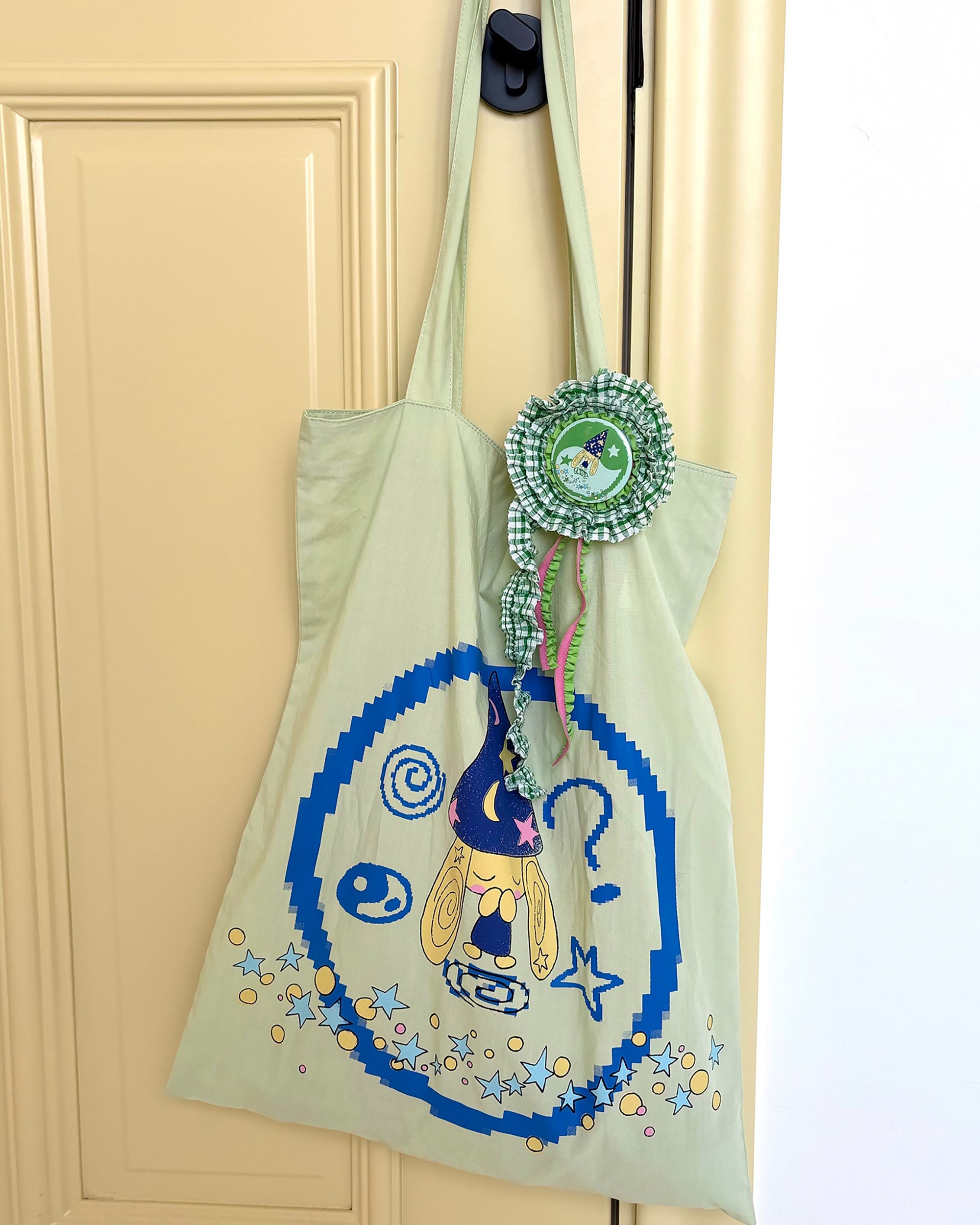 UNSOCIAL NIGHT Rosette Doggy Badge Broches