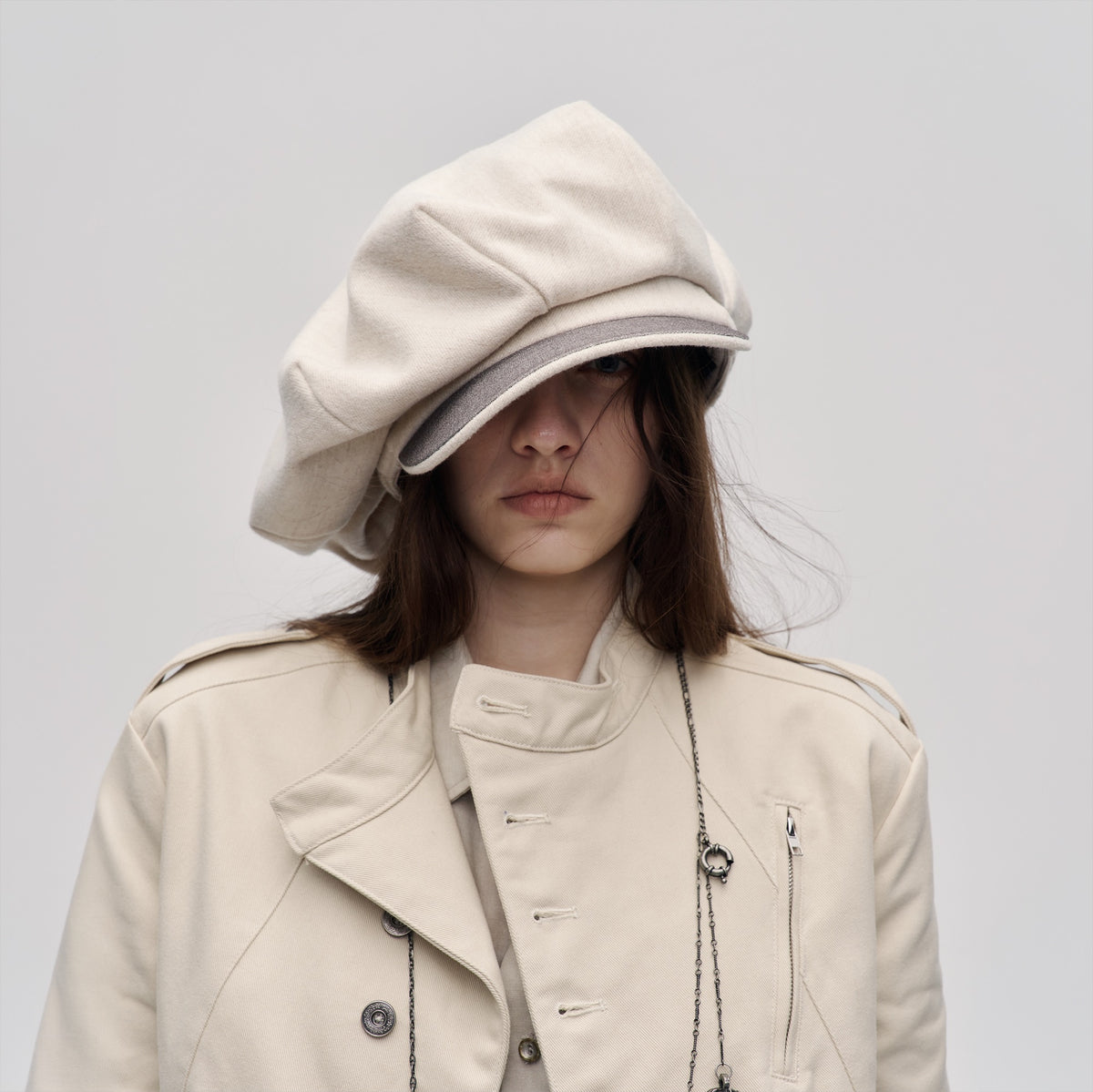 ILNya Nieternite Nifutur Retro Newsboy Cap