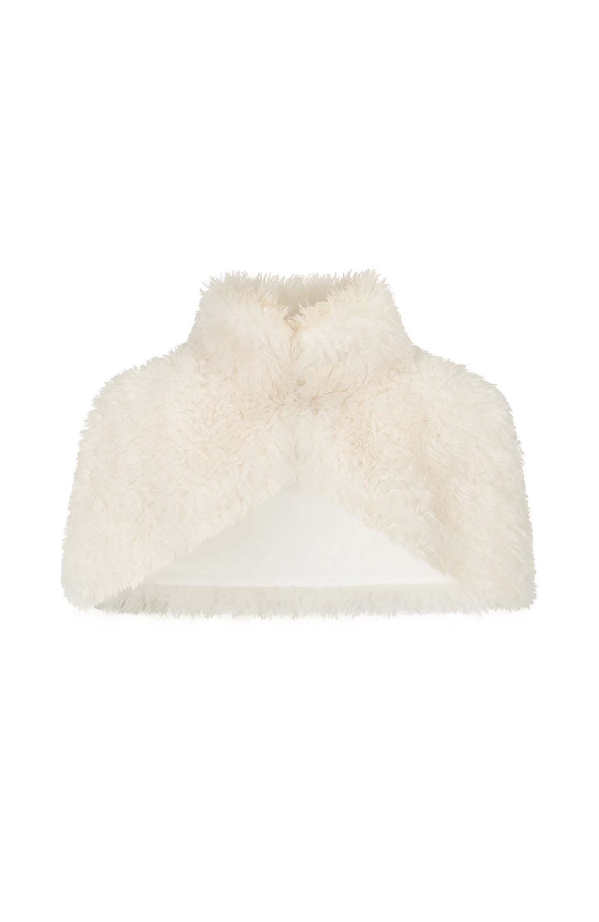HIIMDAI Faux Fur Cape Vest Jacket