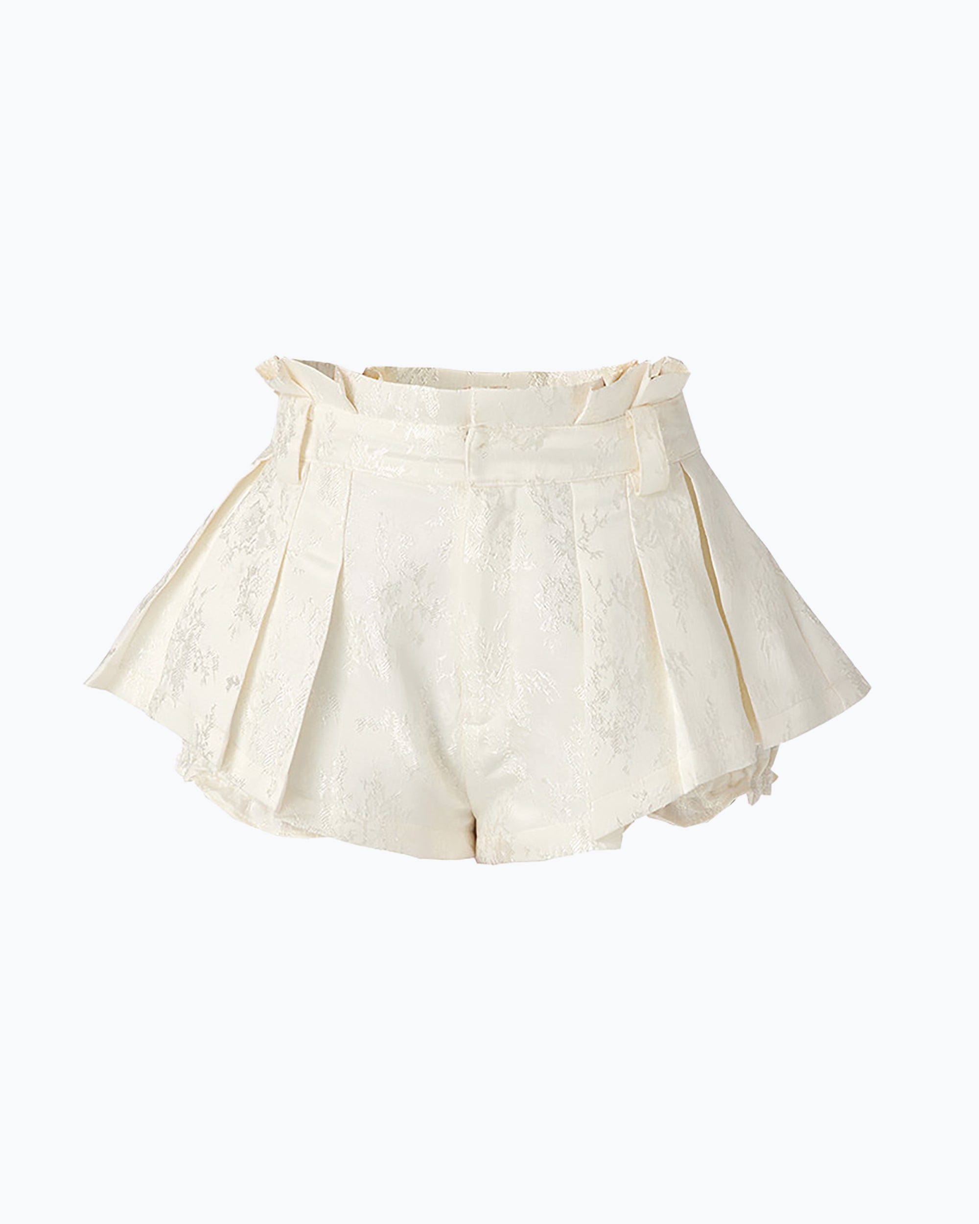 WHYNOTDANCE Jacquard Pleated A-Line Skort