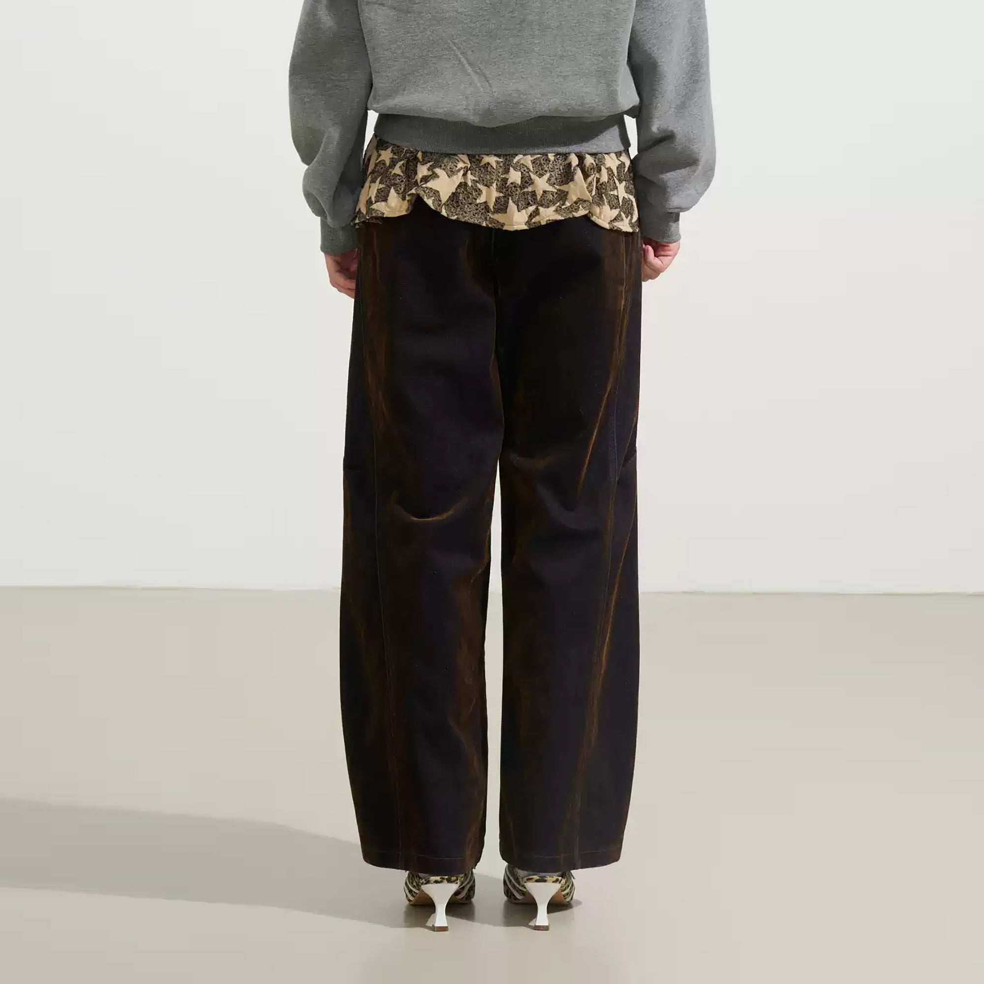 SOFITTE Star-Diamond Gradient Panel Pants