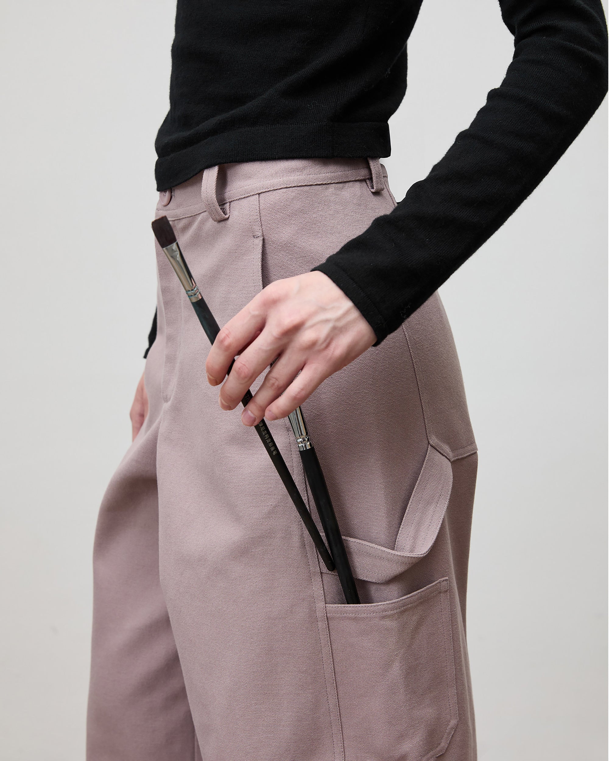 COMMAND N Curved Heavy Canvas Workwear Pants