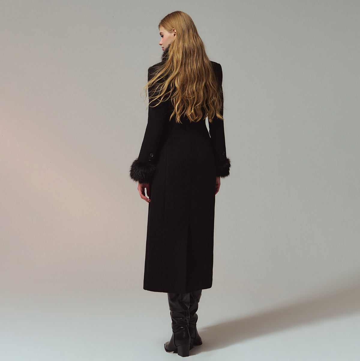 HIIMDAI Double-Faced Long Coat