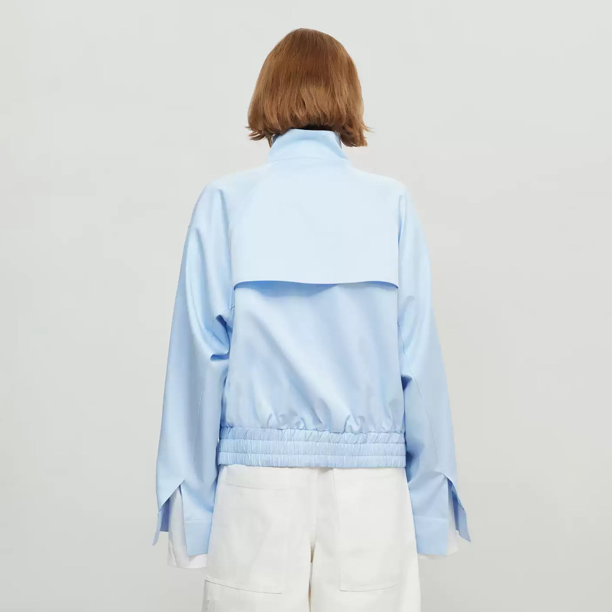 SOFITTE Ruffle-Trim Zip-Up Jacket