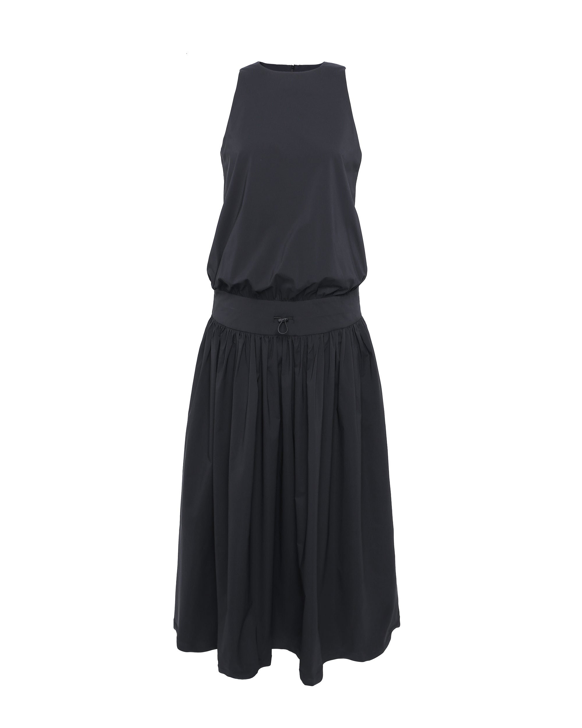 COMMAND N Gathered Drop-Waist Tank Dress