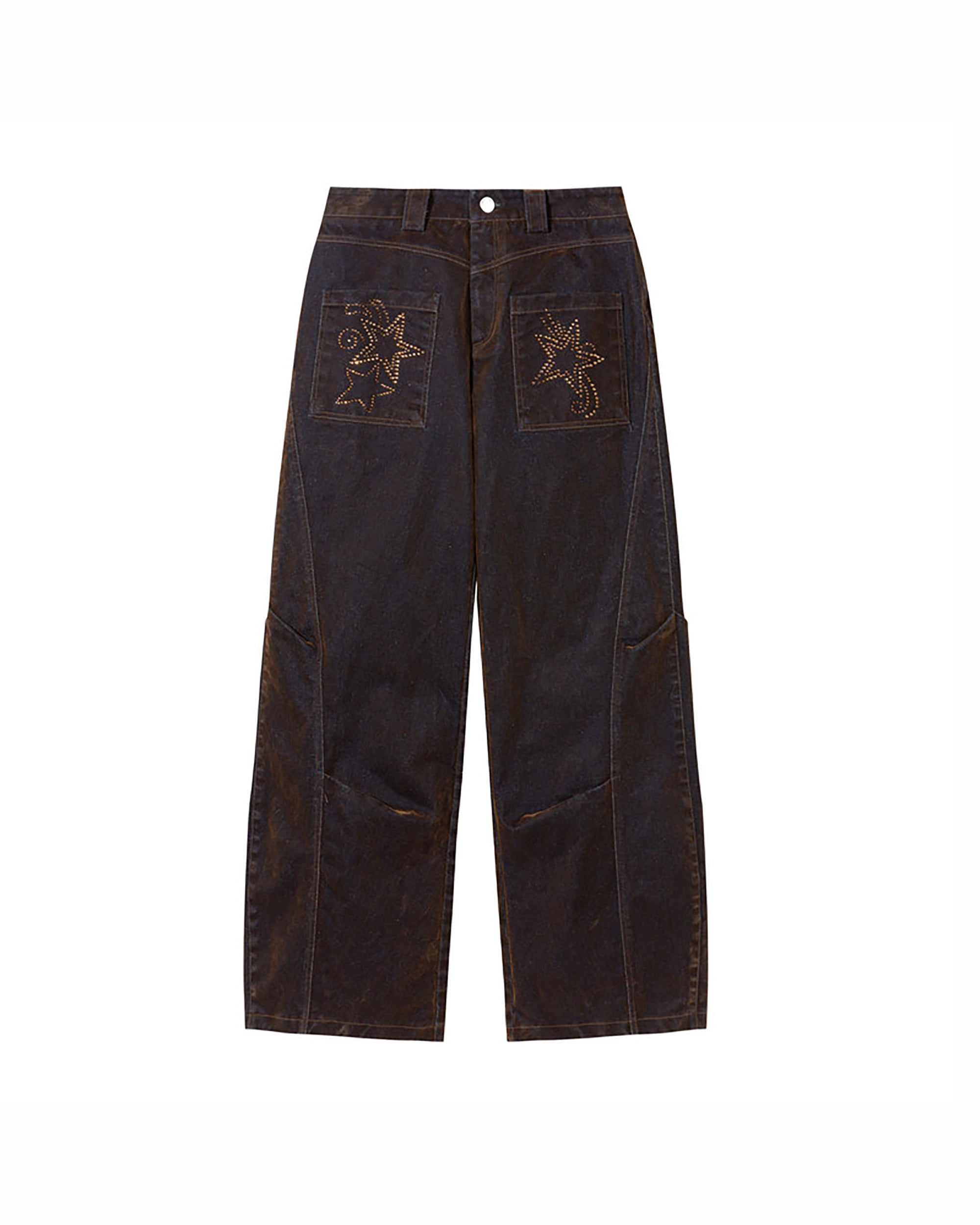 SOFITTE Star-Diamond Gradient Panel Pants