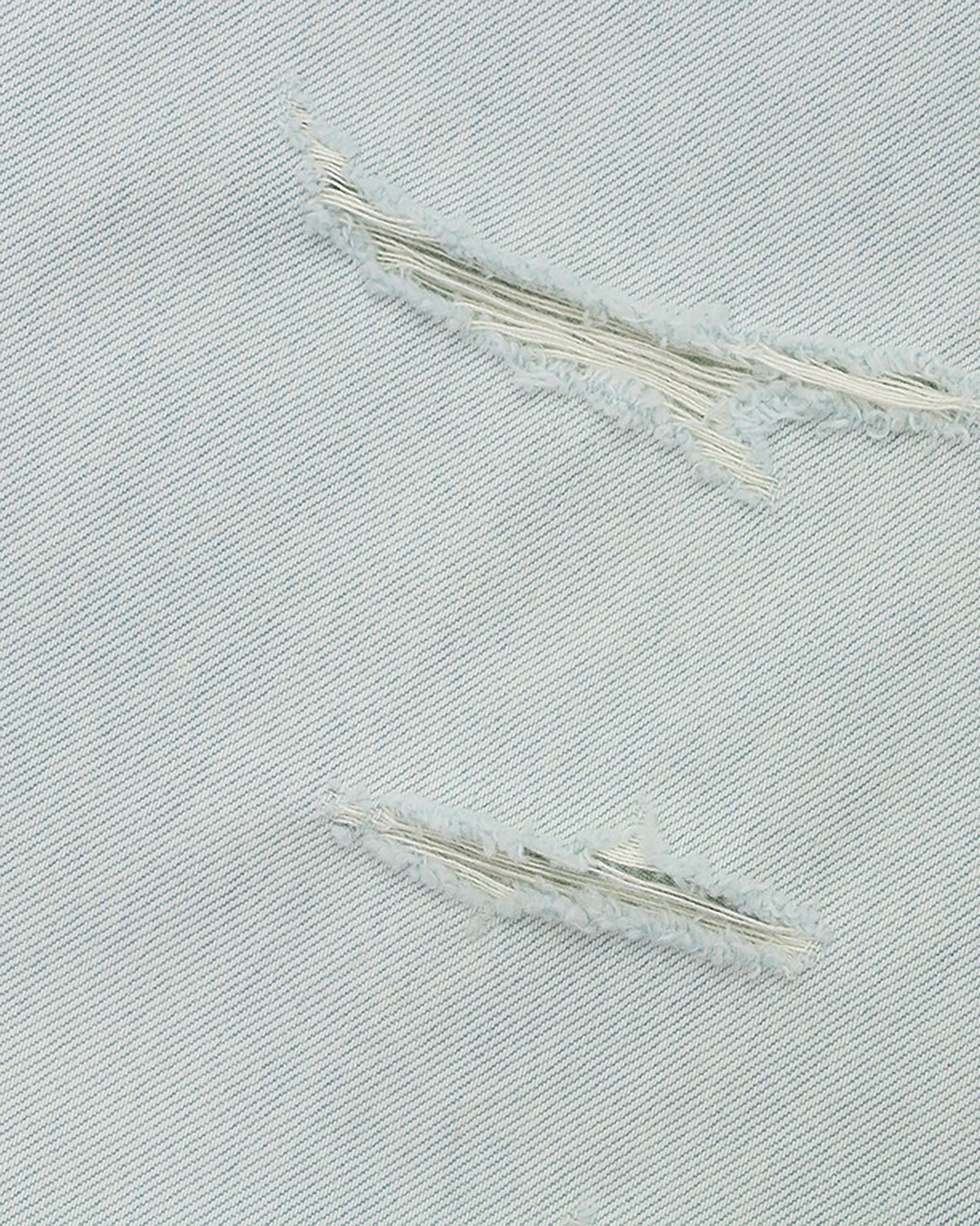 COMMAND N Light Wash Distressed Straight-Leg Jeans