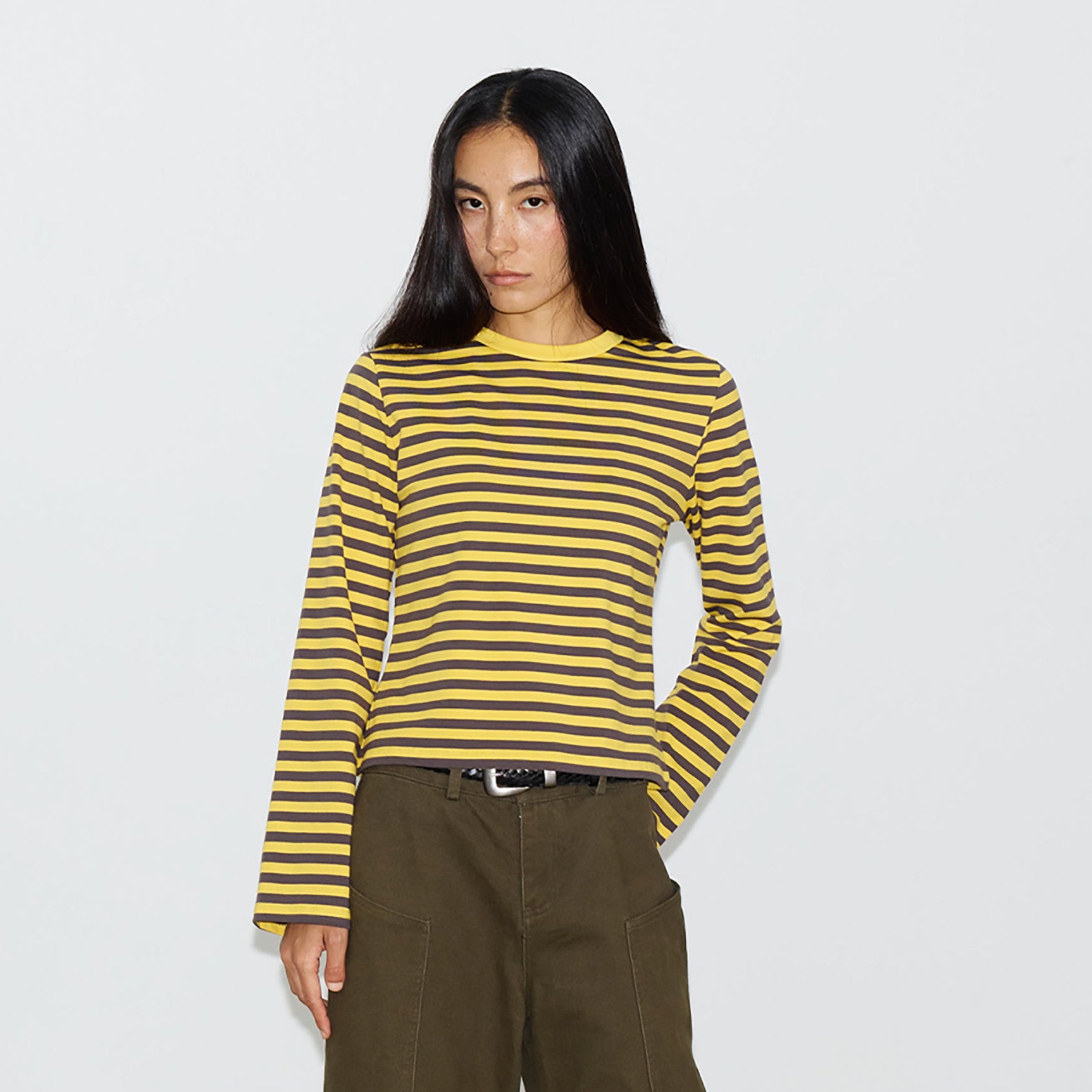 PCLA Essential Striped Long-Sleeve Tee