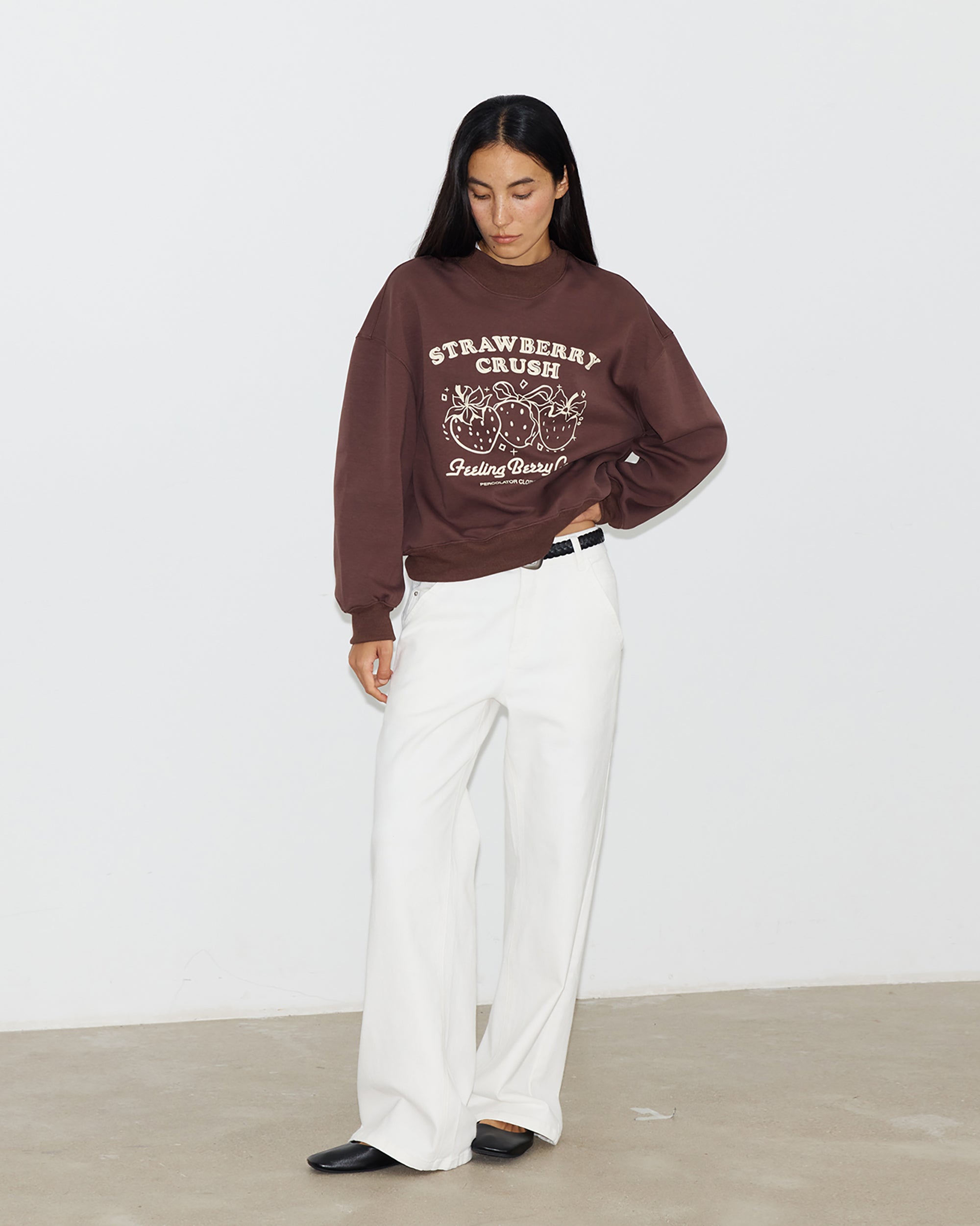 PCLA Retro Strawberry Crush Graphic Pullover