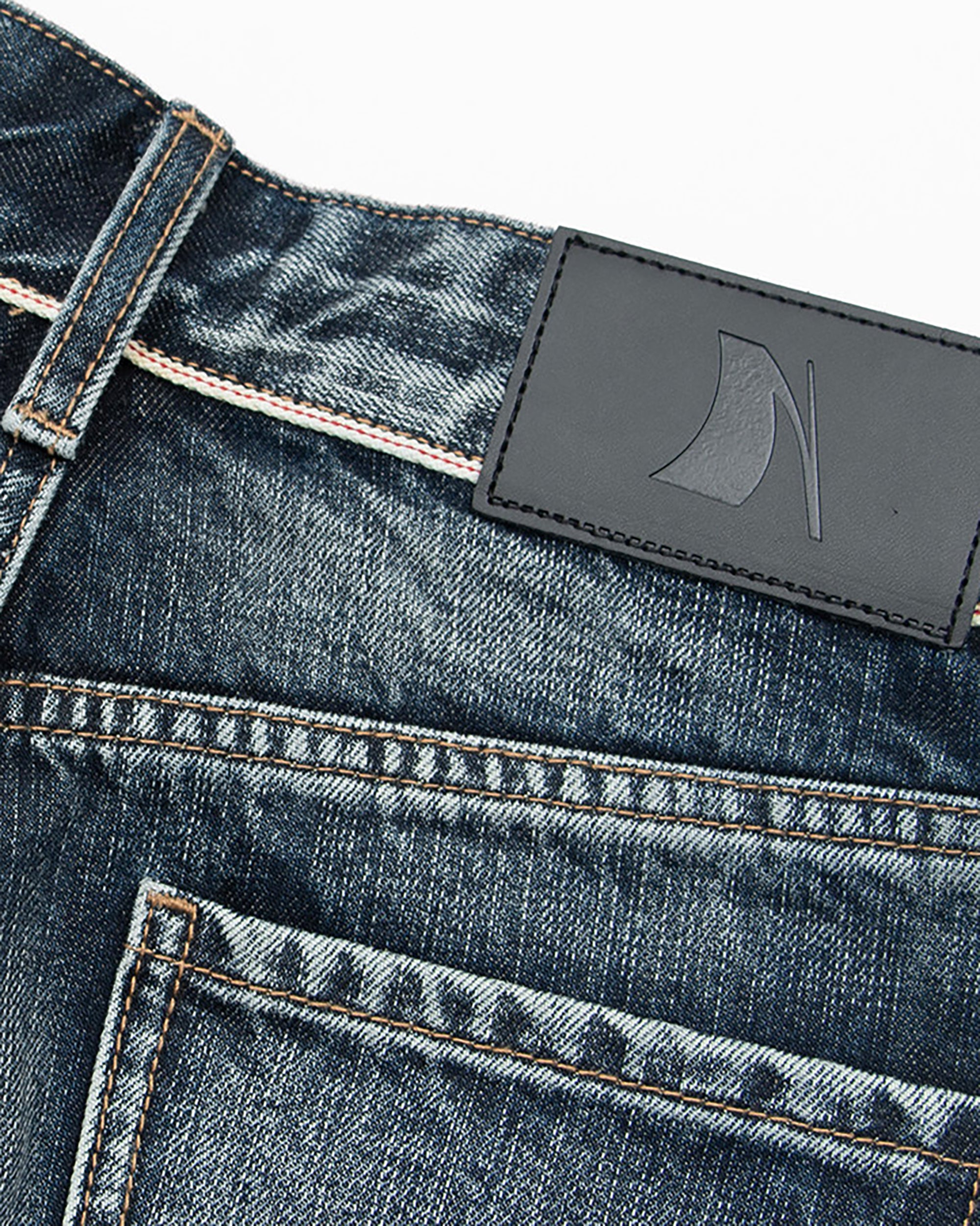 COMMAND N Selvedge Washed Denim Shorts