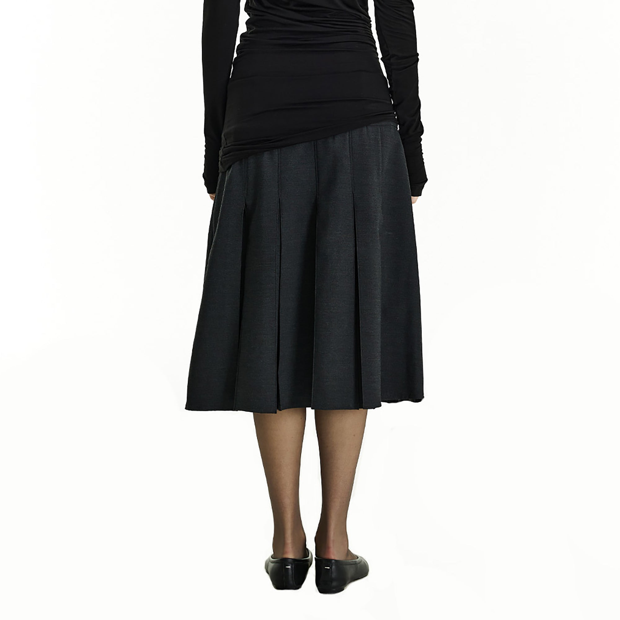 PCLA Essential Pleated A-Line Skirt