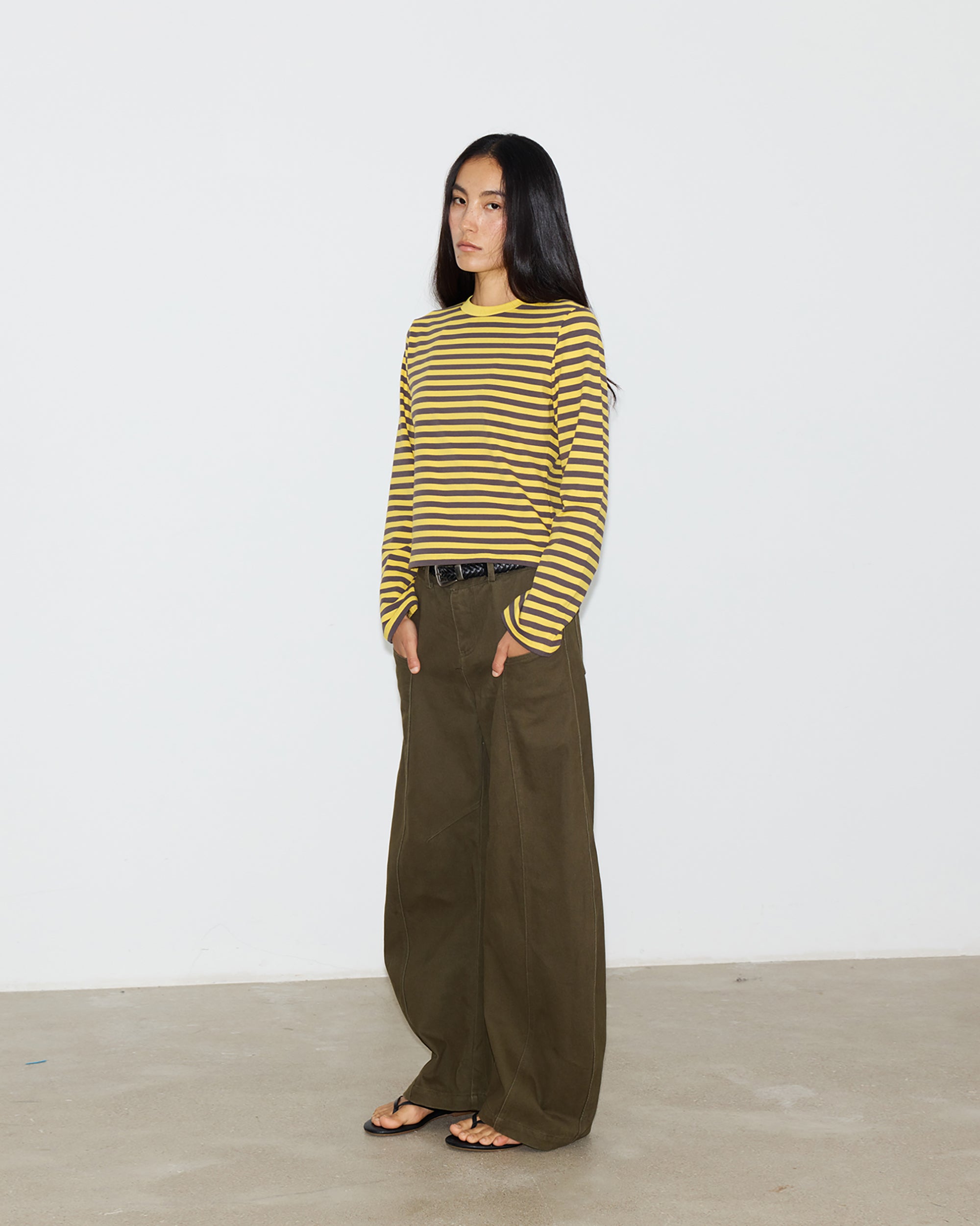 PCLA Essential Striped Long-Sleeve Tee