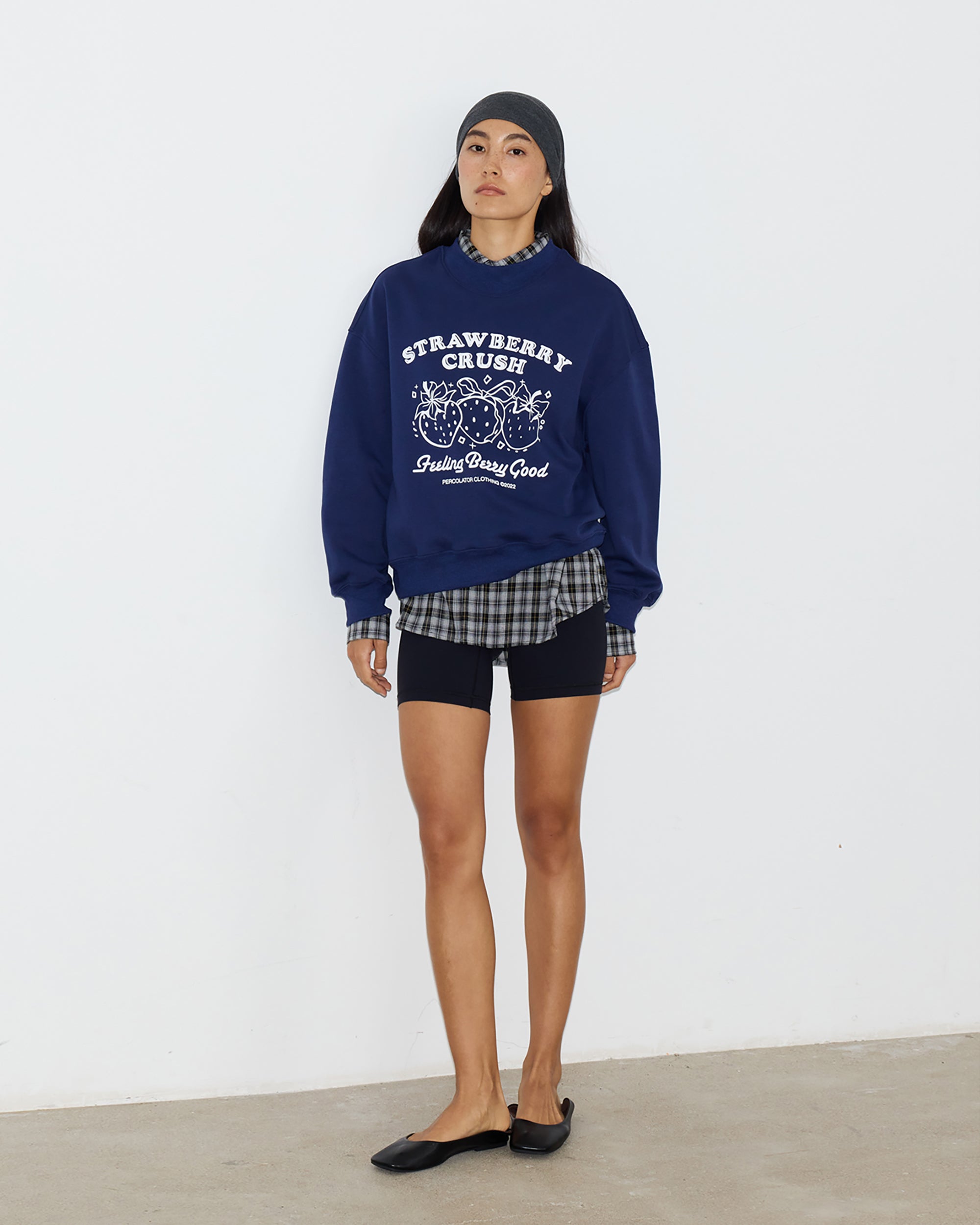 PCLA Retro Strawberry Crush Graphic Pullover