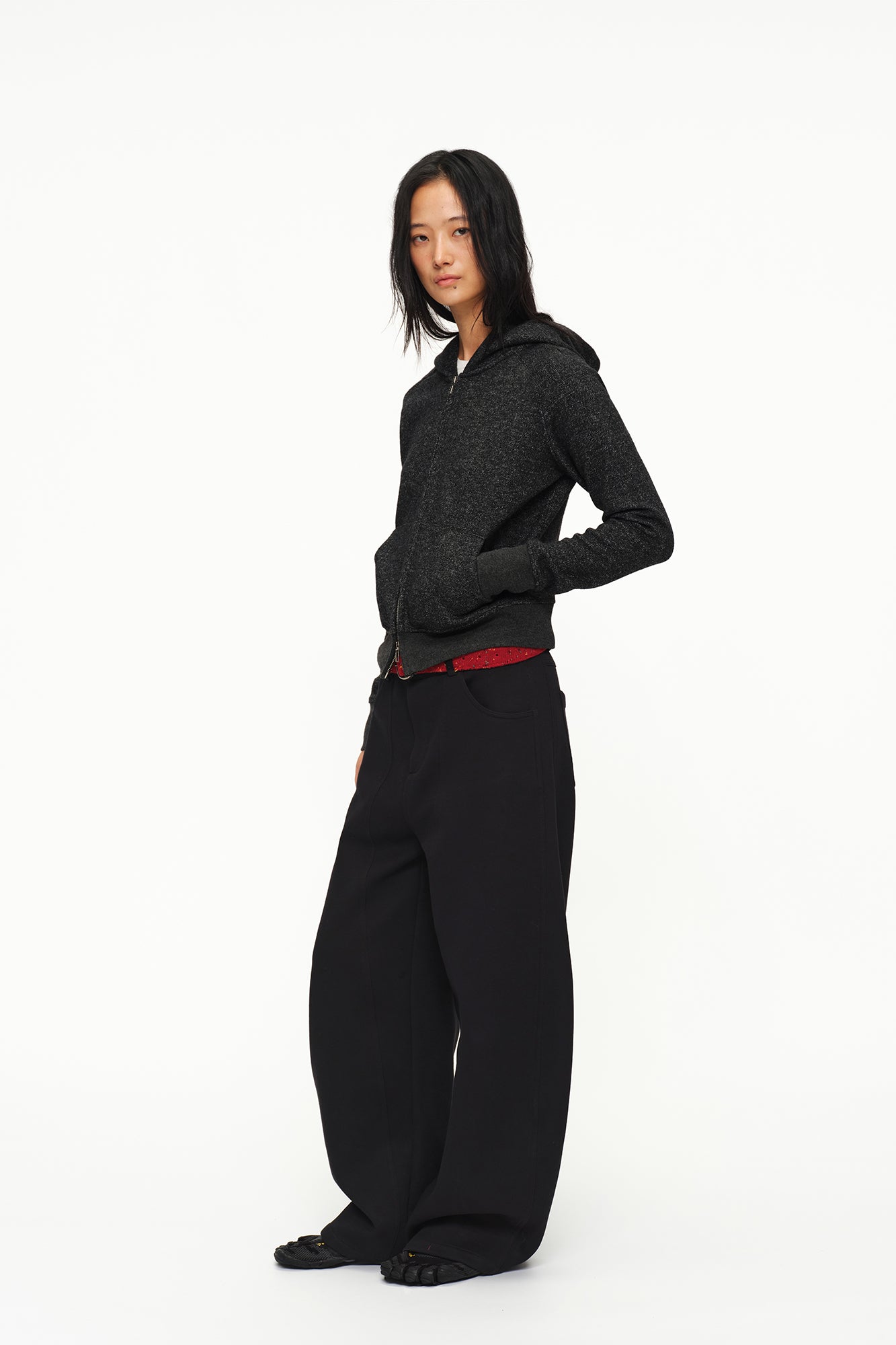 OINIMI Essential Barrel-Leg Pants