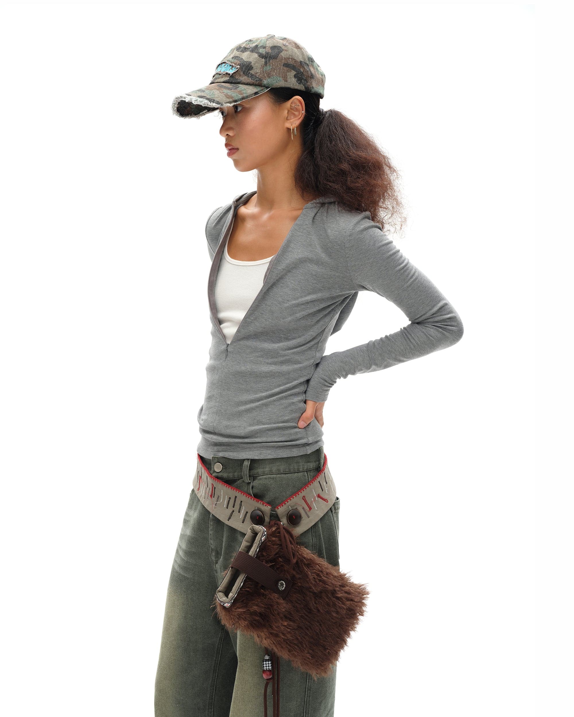 OINIMI Nomadic Faux Fur Crossbody Pouch