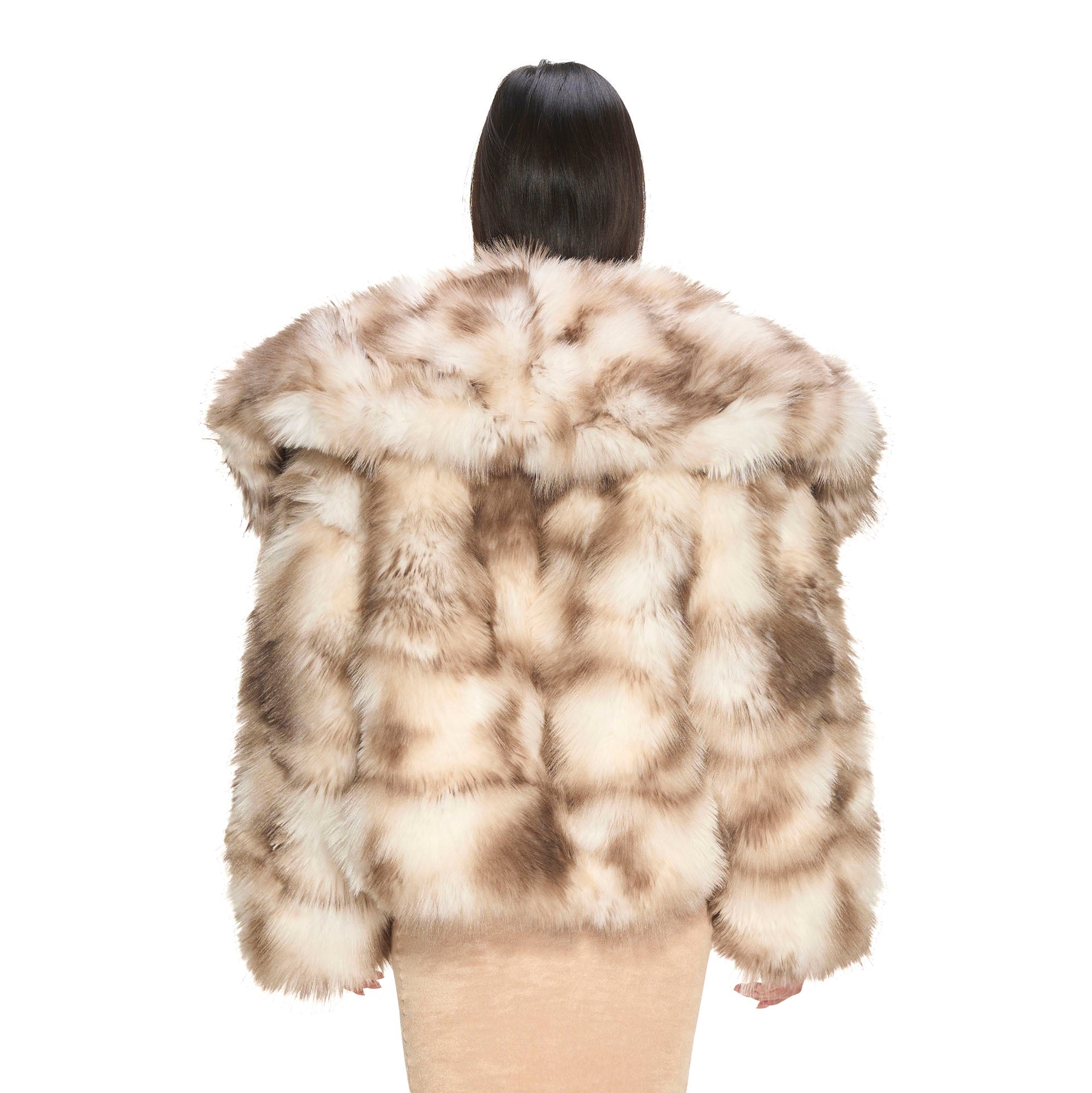 NEVER OFFEND L ANGEL Faux-Fur Oversized Luxe Jacket