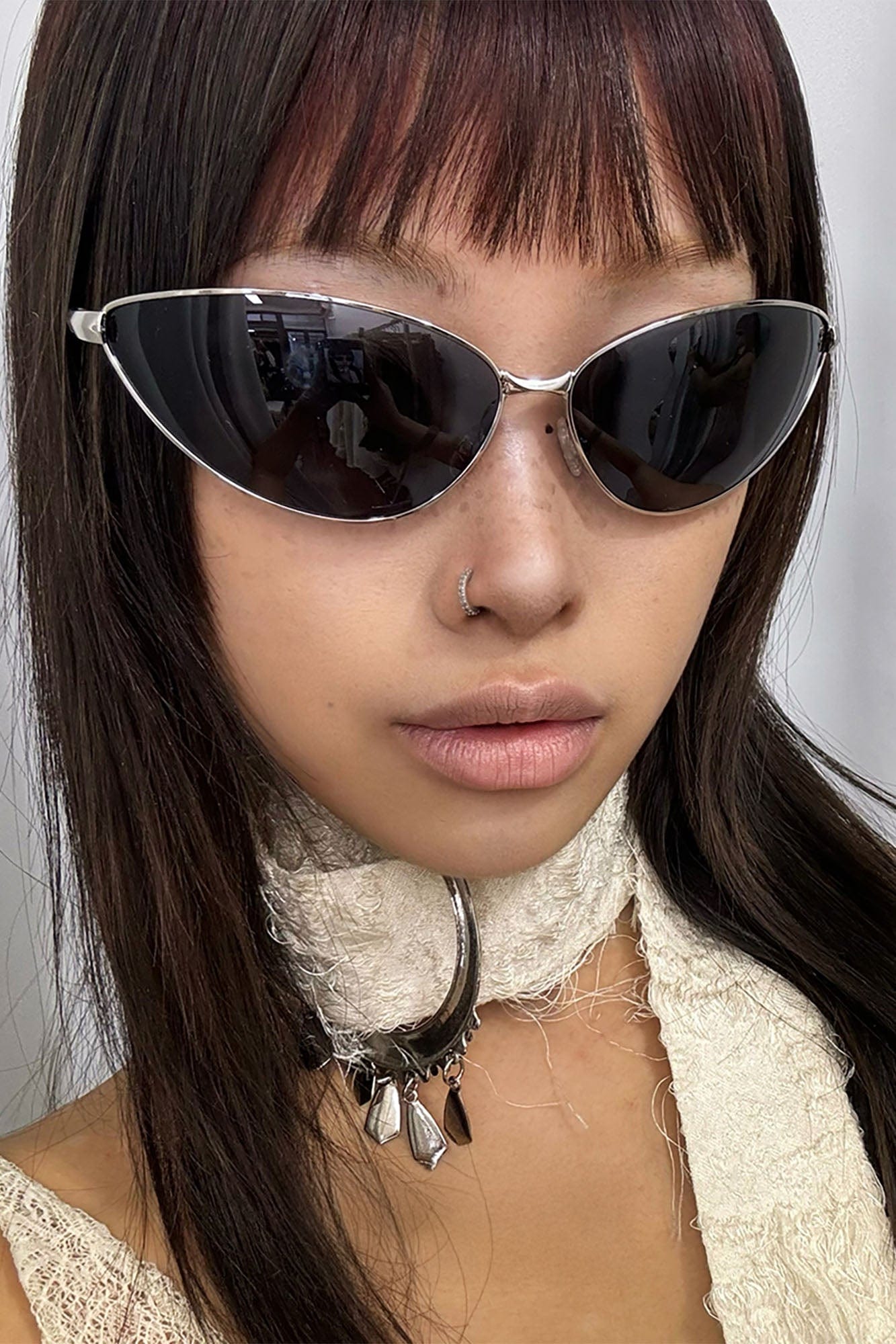 DAMAGE ASIA Alien Cat-Eye Sunglasses, premium urban and streetwear designers apparel on PROJECTISR.com, DAMAGE ASIA