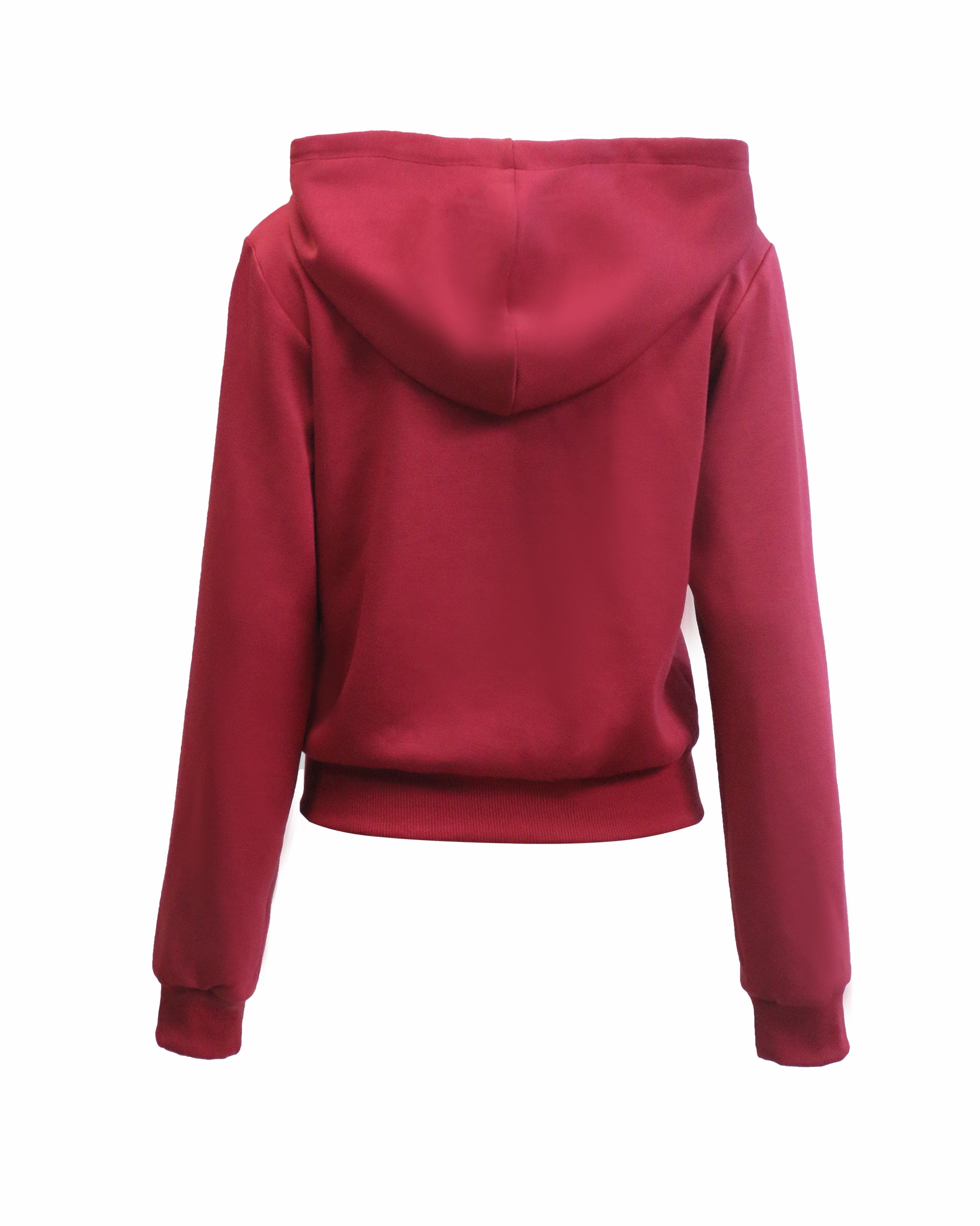 THE NEVERMORE Graffiti Ribbed Hem Cropped Hoodie