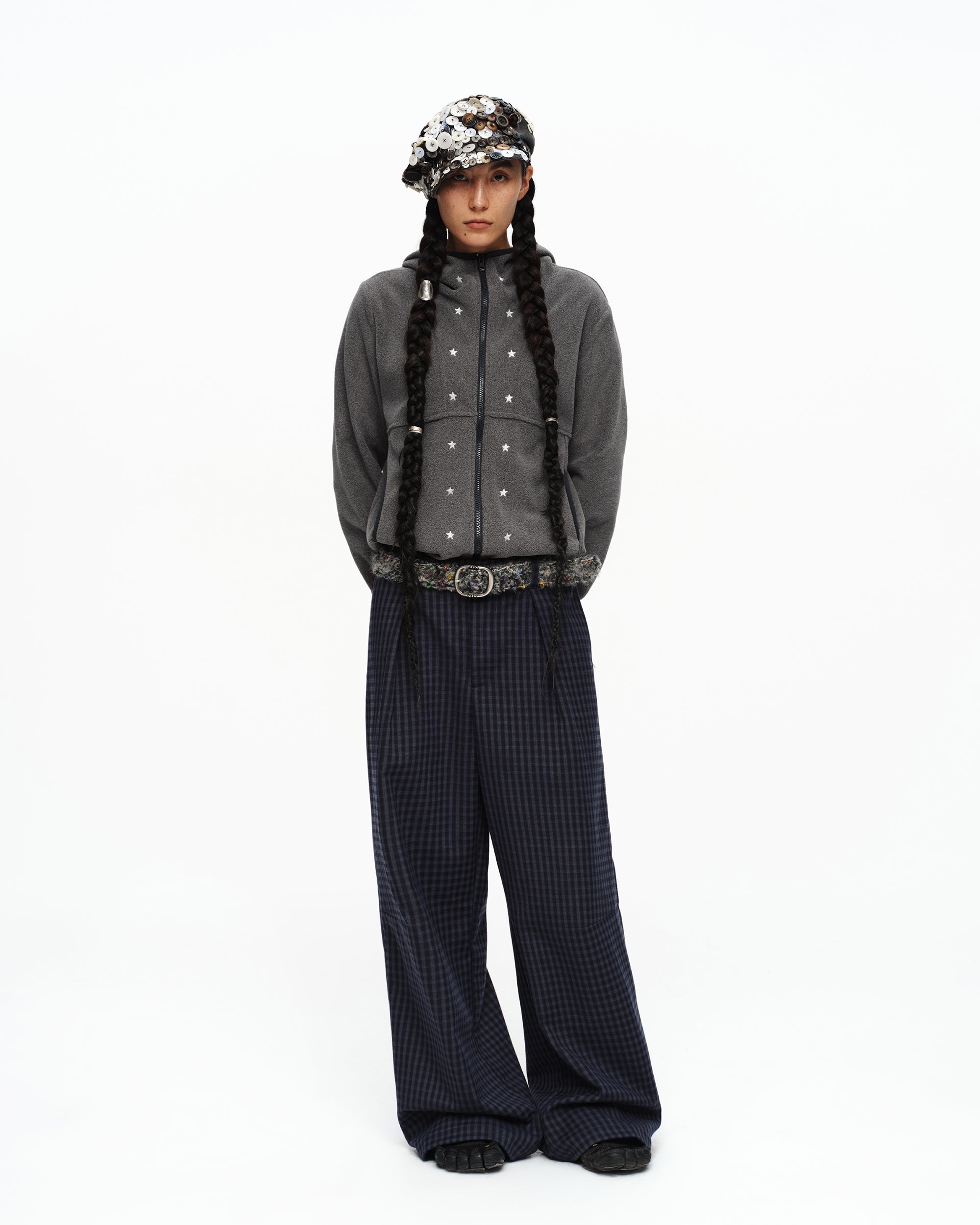 OINIMI Flecked Bouclé Belt