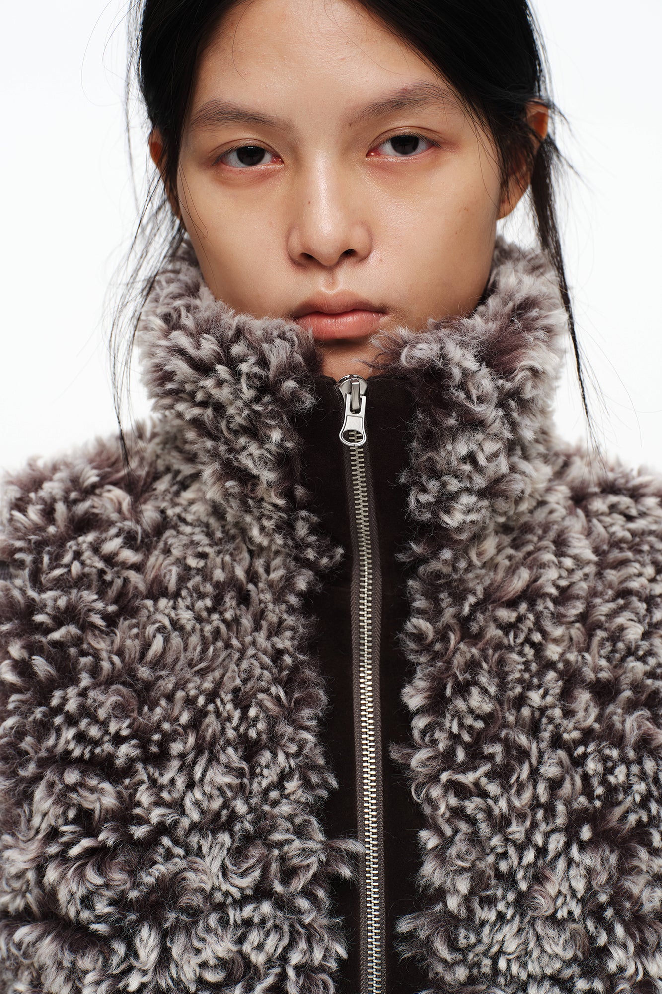 OINIMI Gradient Fleece Belted Vest