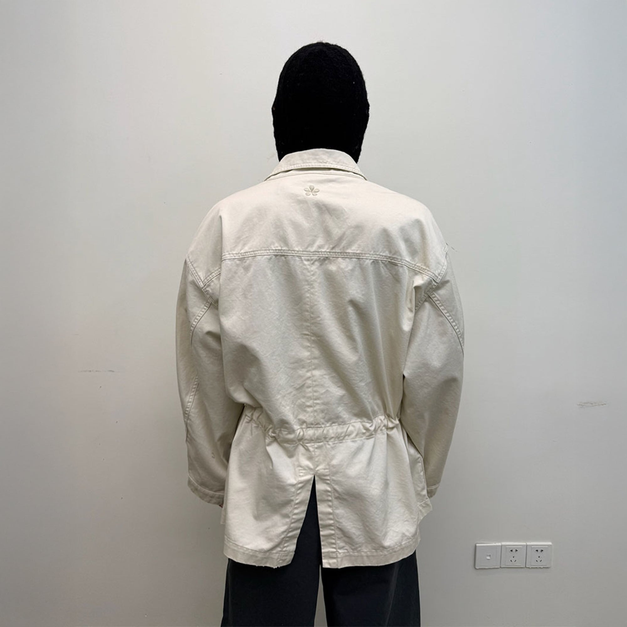 NEVERSEEZ Drawstring-Waist Utility Jacket