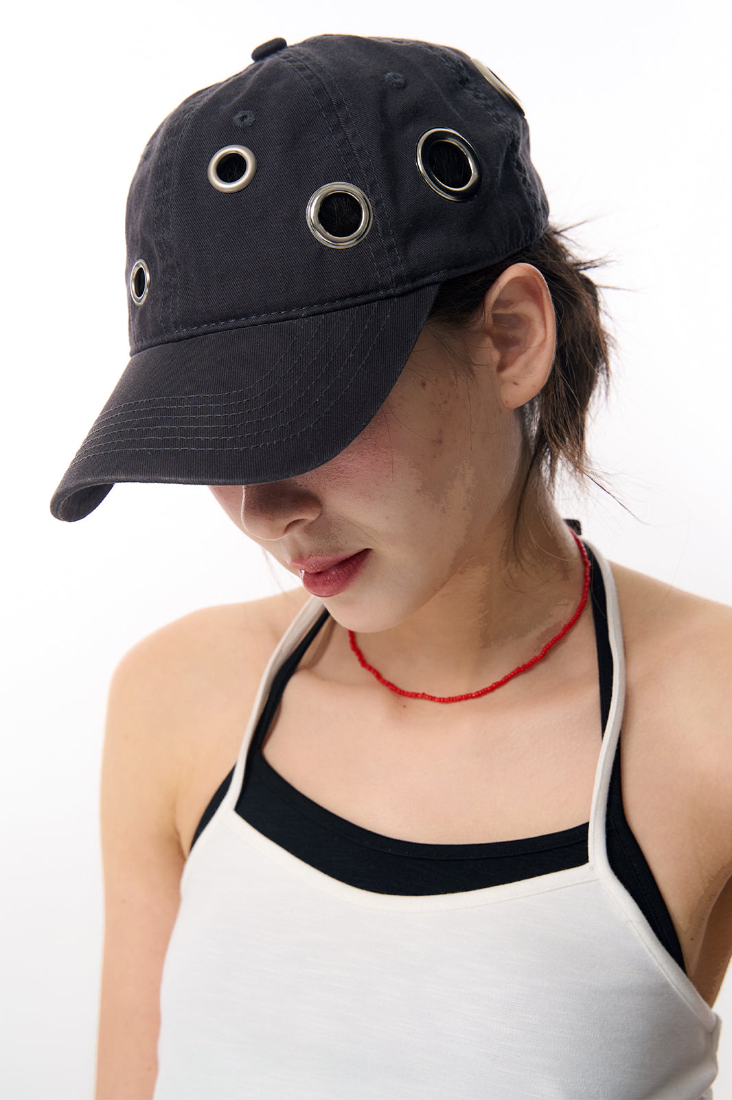 HSUSE Irregular Eyelet Baseball Cap
