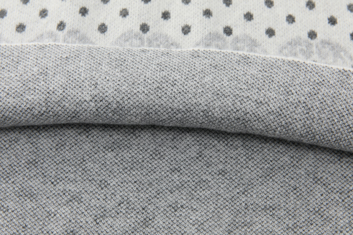 BETWEENAND Heart & Star Jacquard Turtleneck Sweater