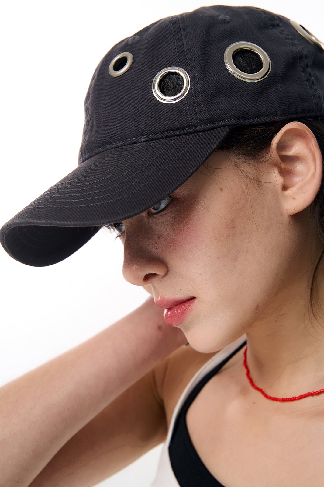 HSUSE Irregular Eyelet Baseball Cap