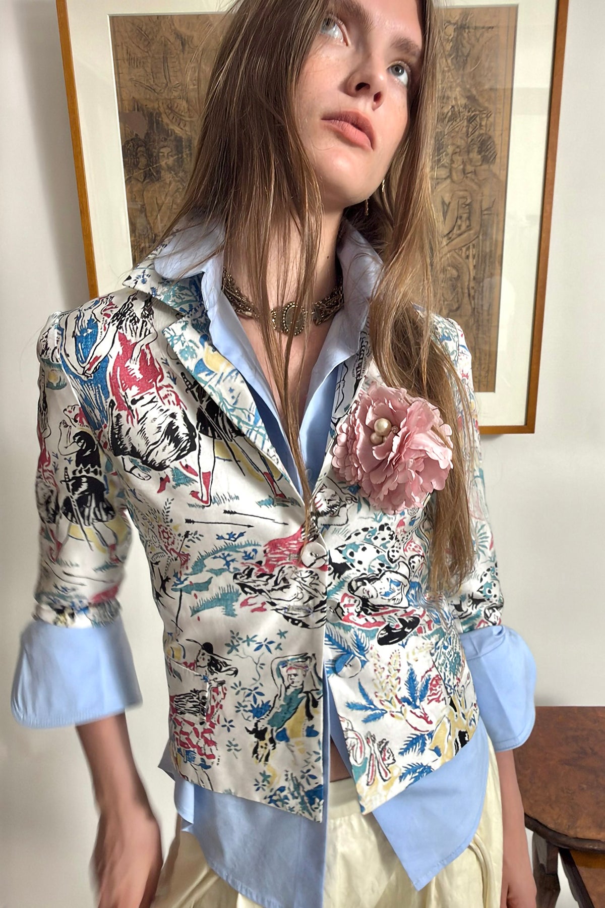 WINGFREE Retro Slim-Fit Blazer