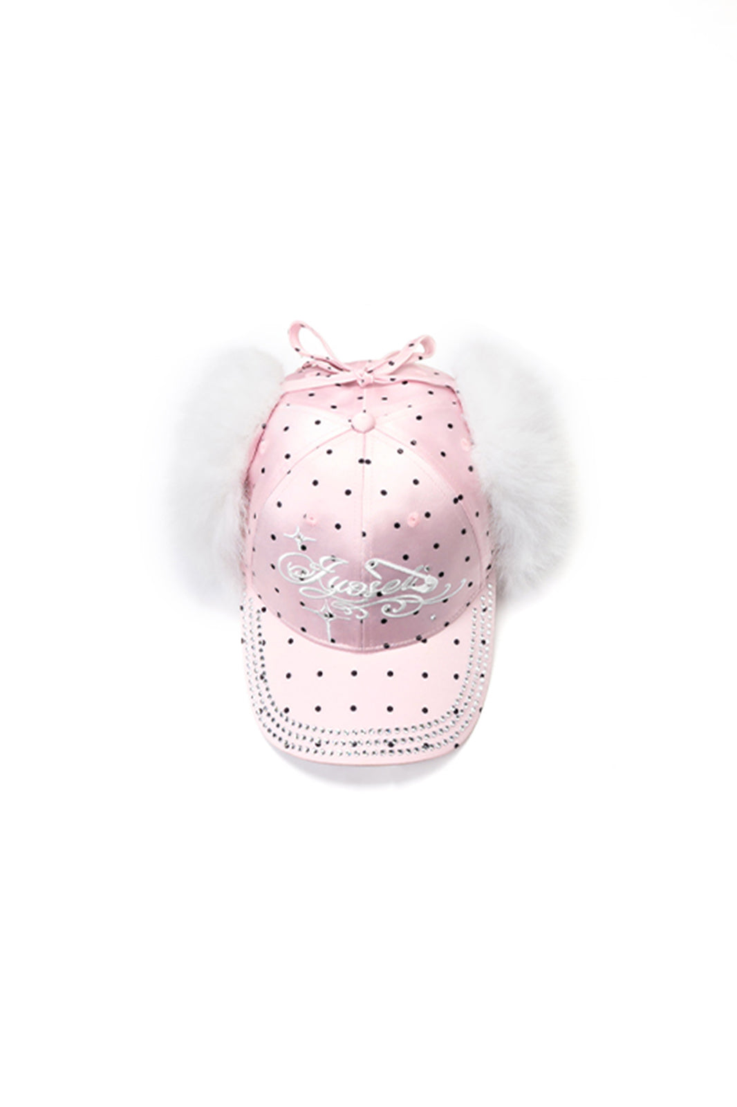 JYOSEI Script Logo Ear-Flap Baseball Cap