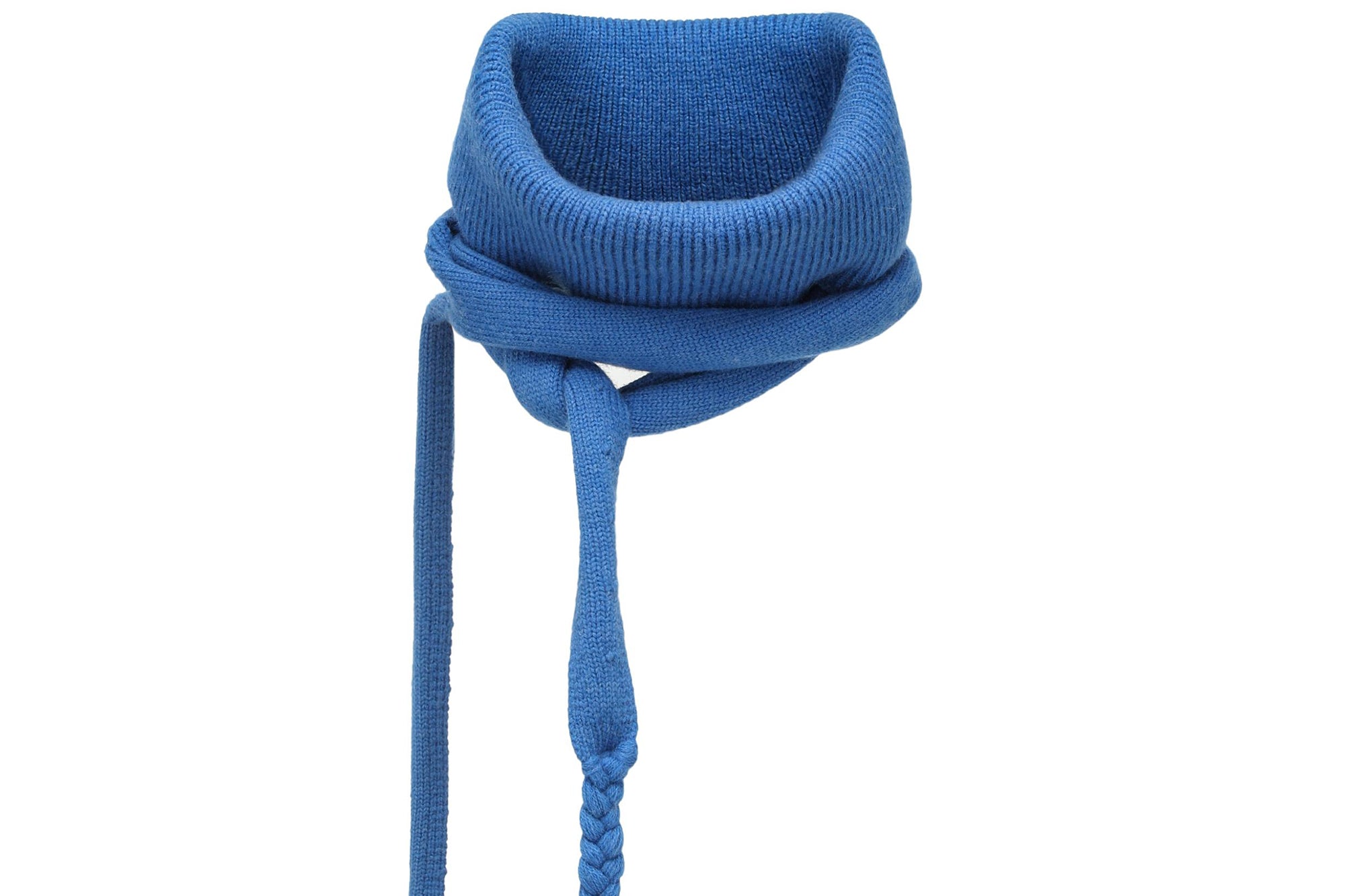 OINIMI Braided Tassel Ribbed Scarf