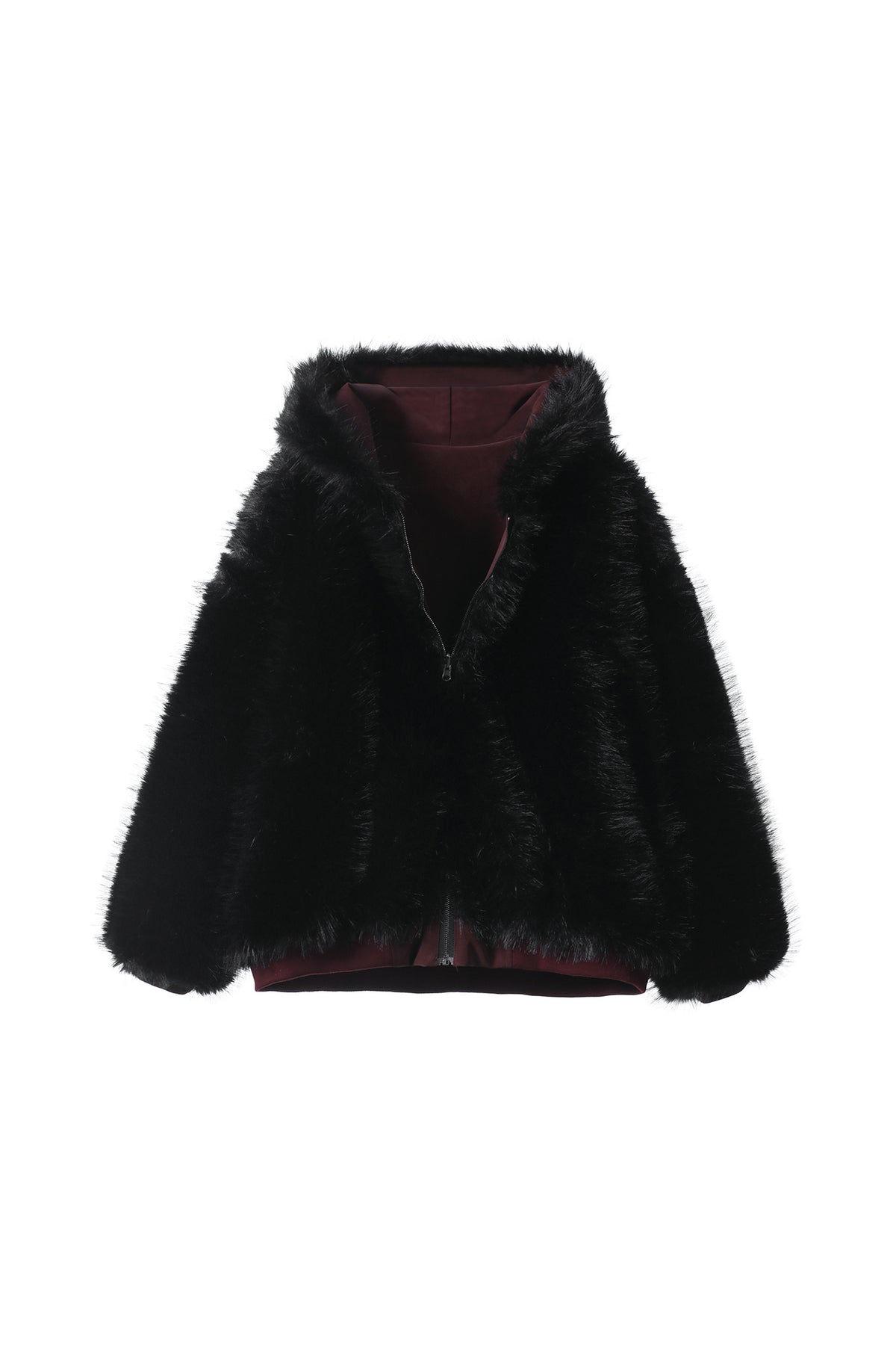 FREE CENTER Reversible Hooded Puffer Jacket