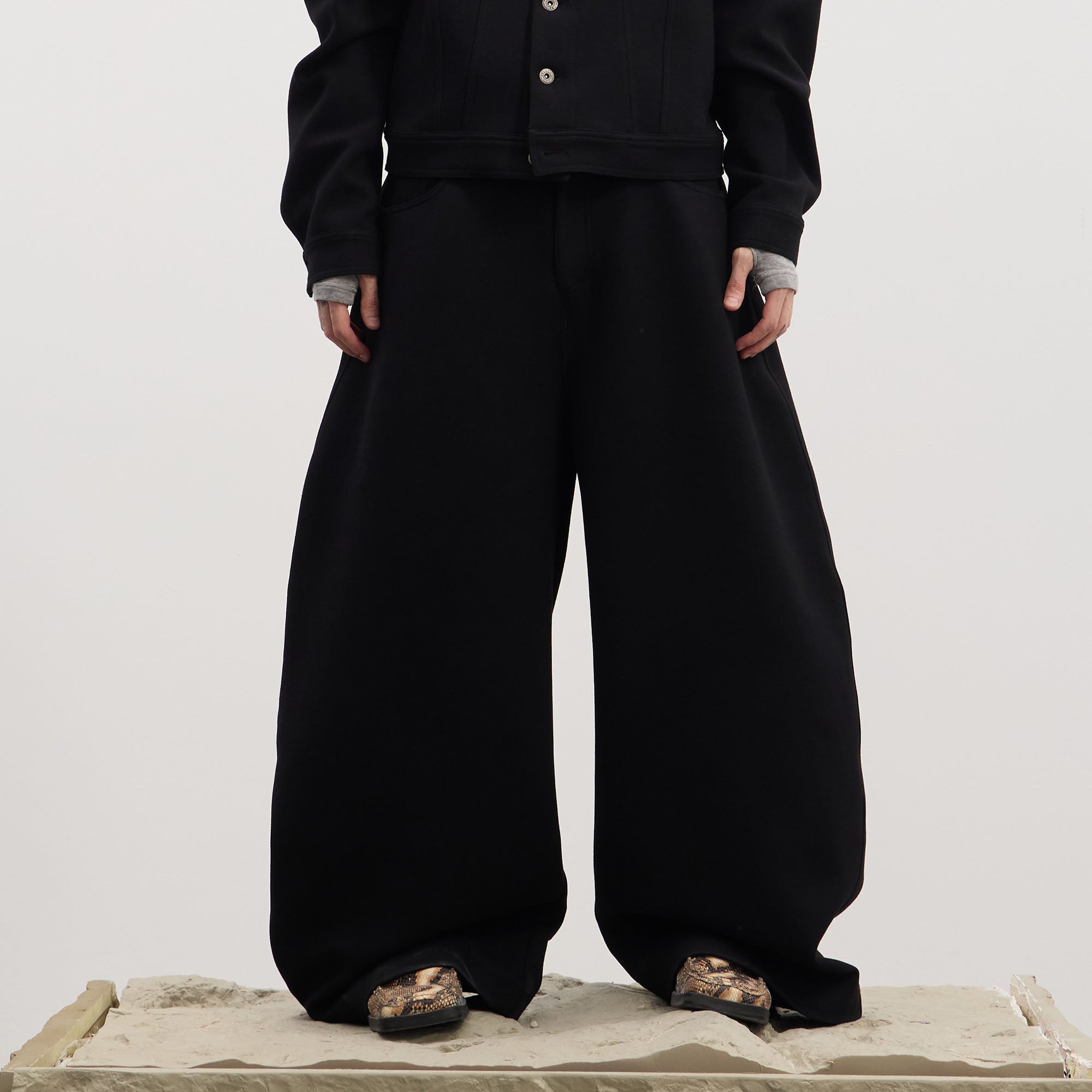 DND4DES Essential Wool-Blend Baggy Pants