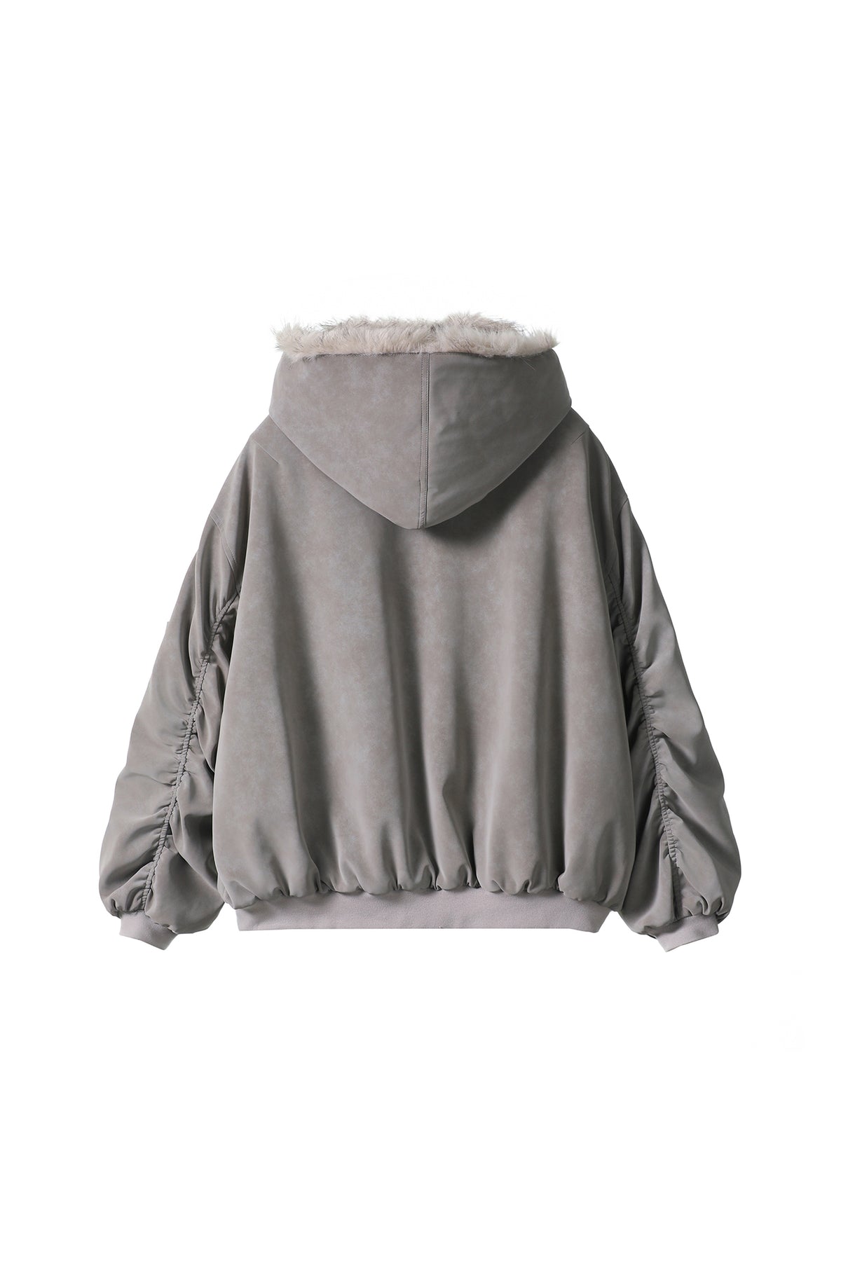 FREE CENTER Reversible Hooded Puffer Jacket