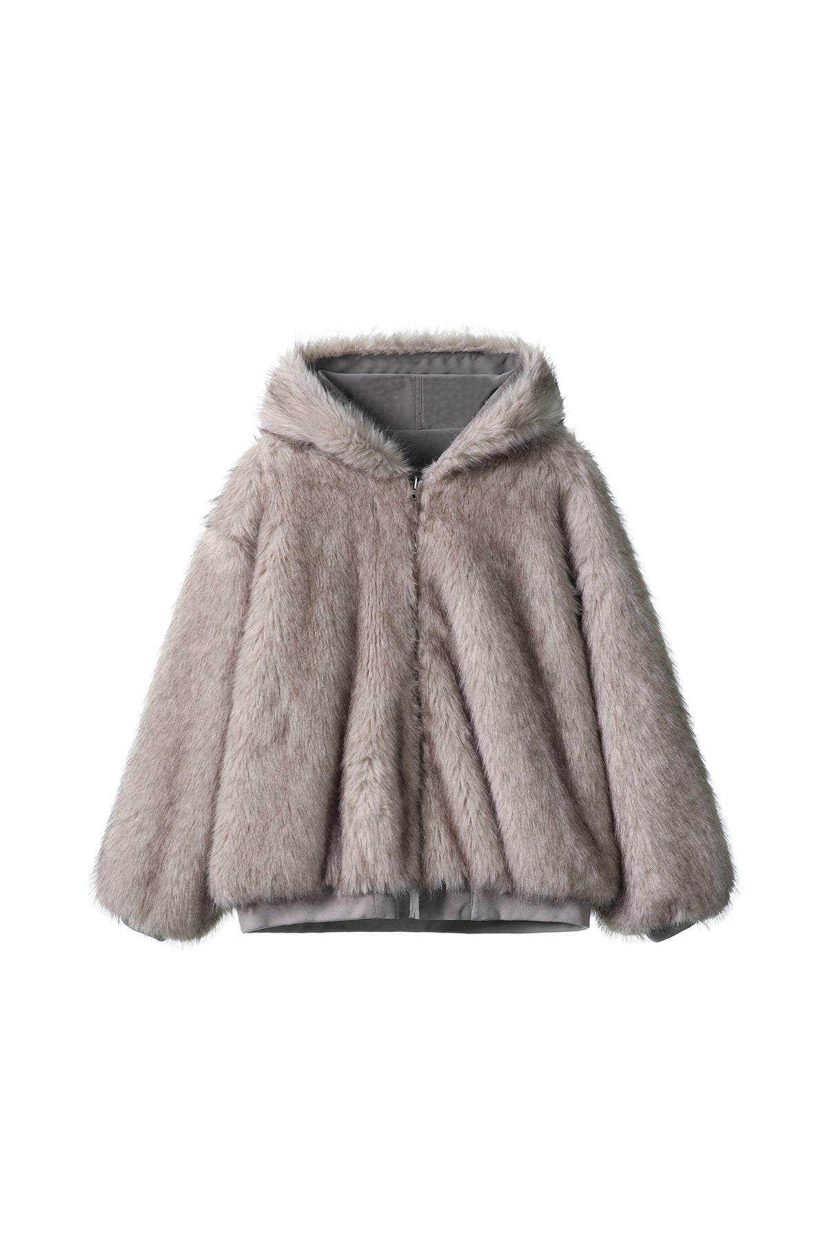 FREE CENTER Reversible Hooded Puffer Jacket