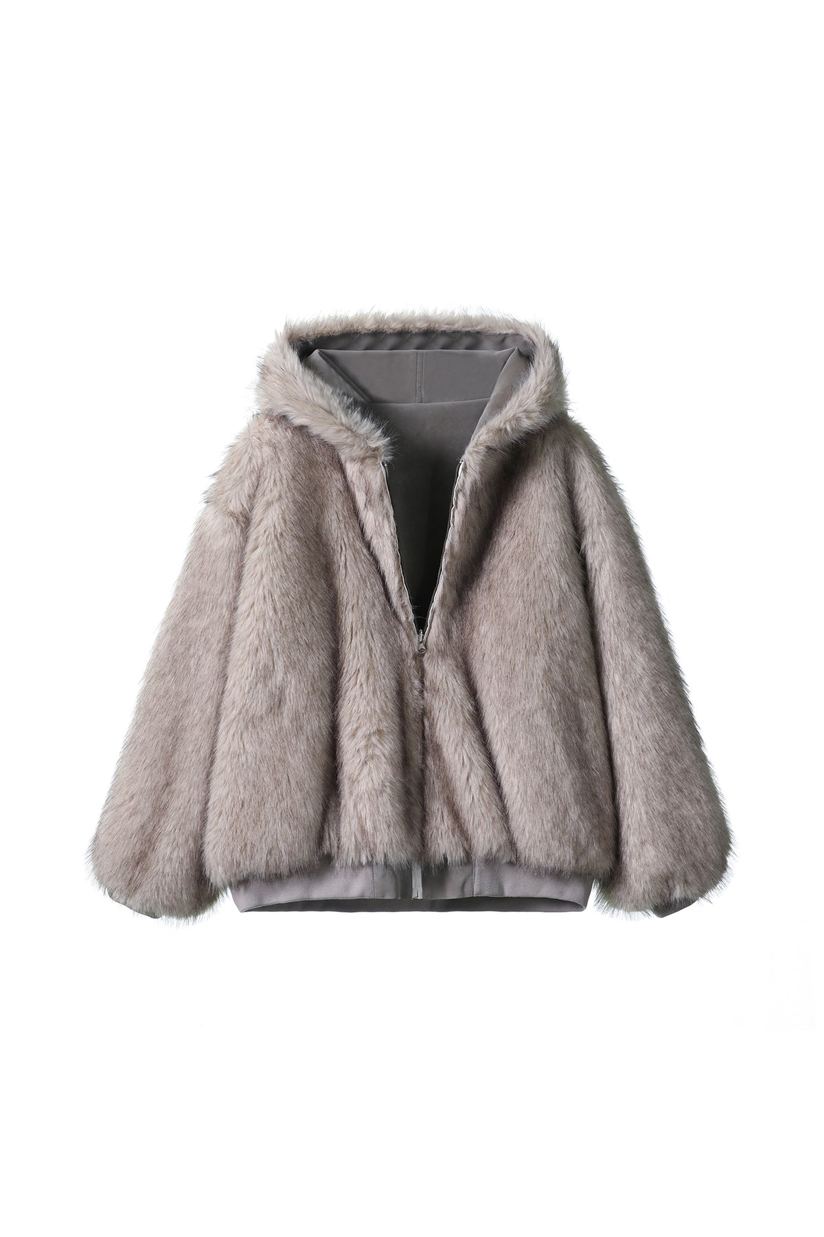 FREE CENTER Reversible Hooded Puffer Jacket