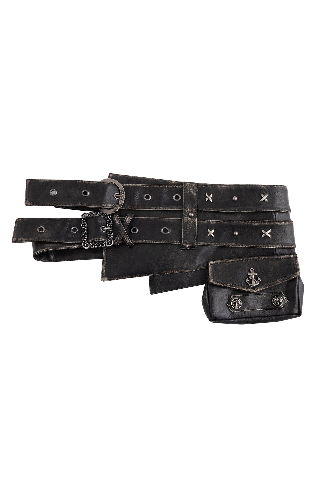 CESTNOUS Multi-Buckle Corset Belt