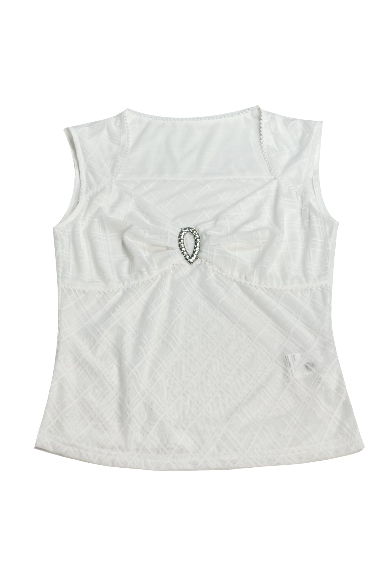JIUWU PARK Argyle Paneled Ring Detail Top