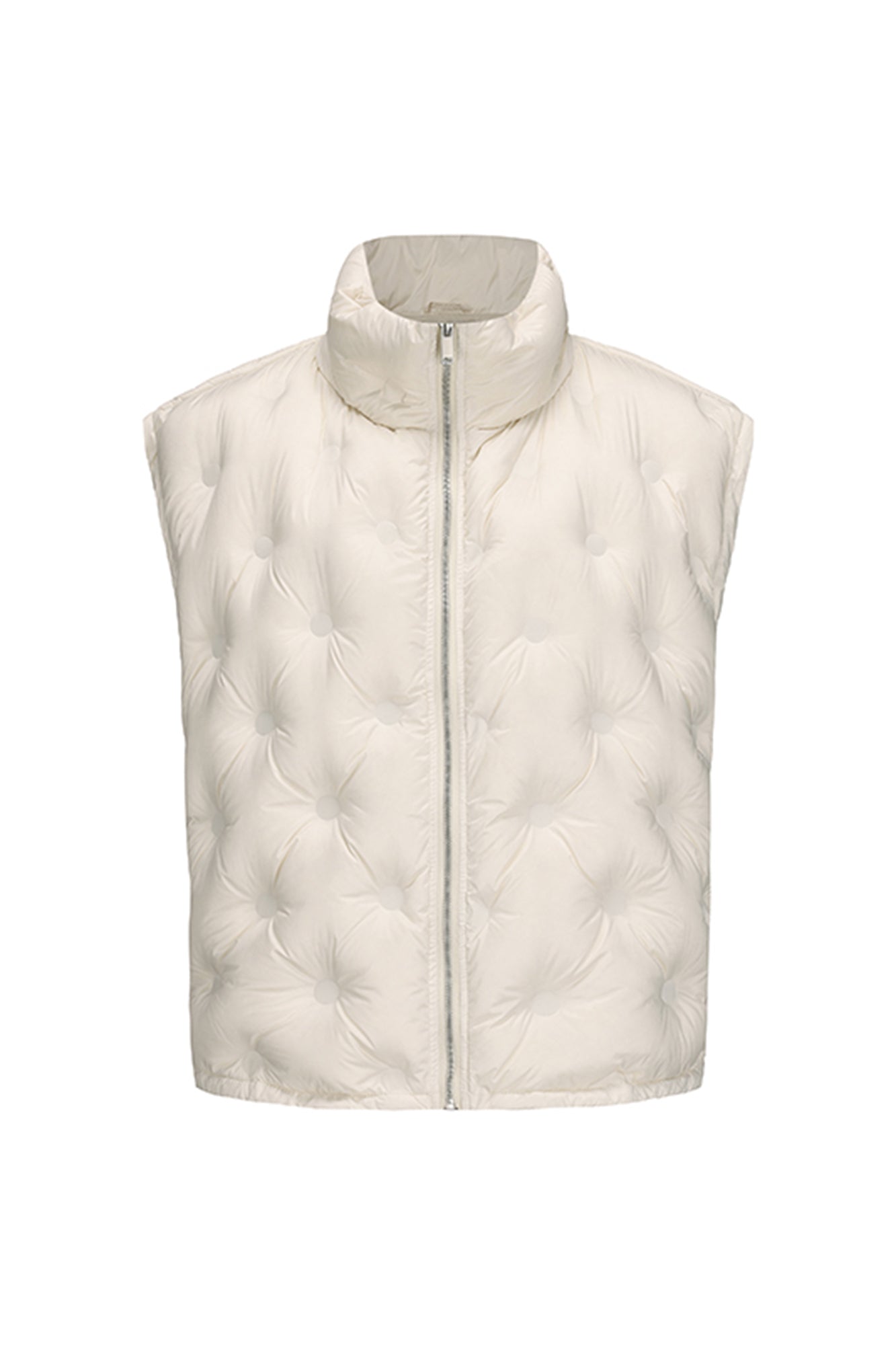 VANN VALRENCE Bubble-Quilted High-Neck Down Vest