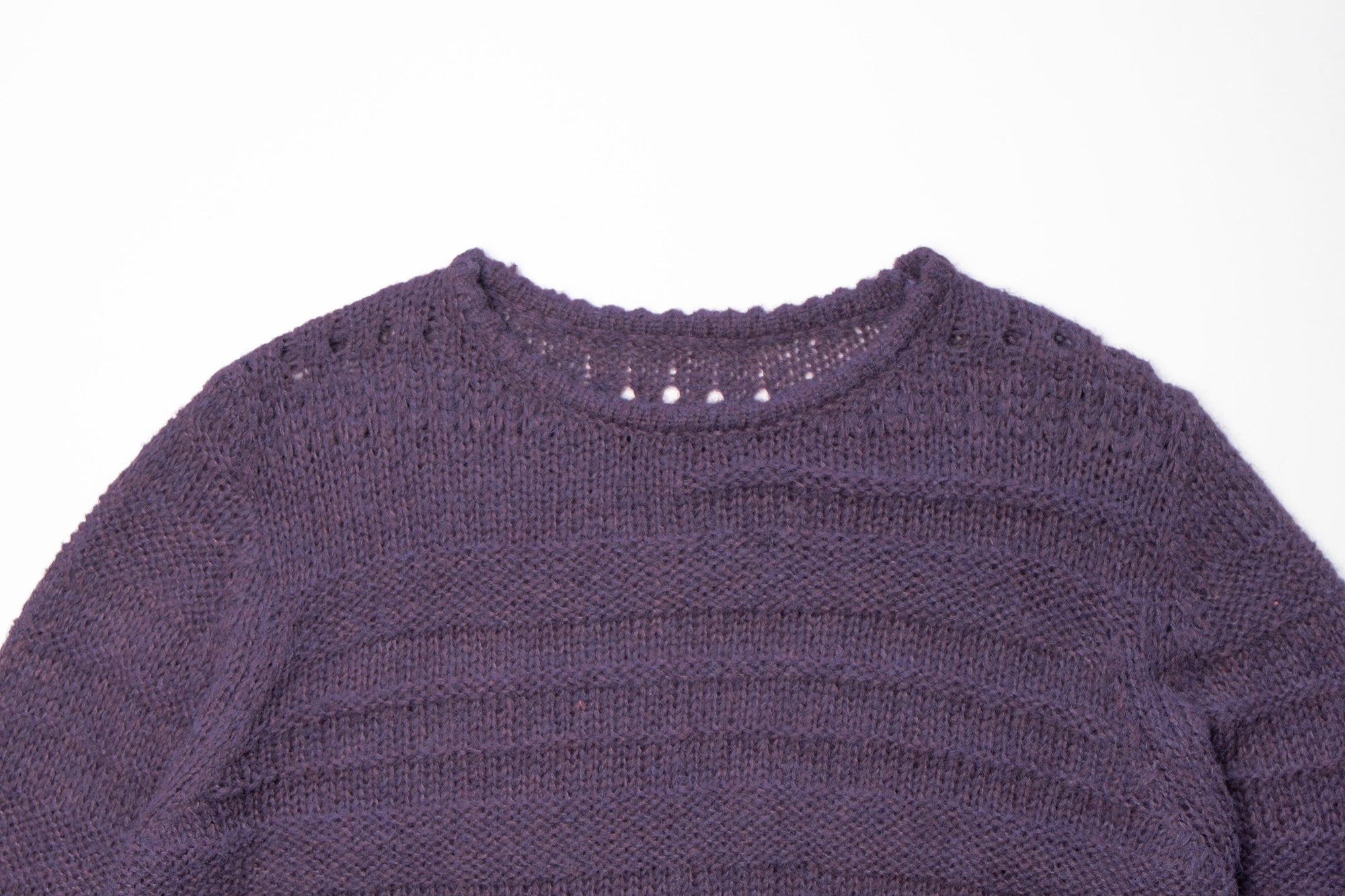 LEONSENSE Mohair-Blend Open-Knit Oversized Sweater