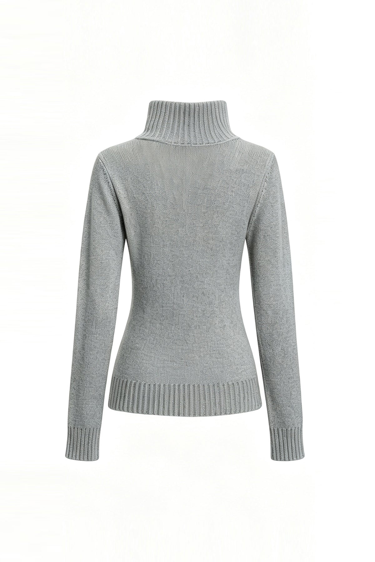 FAYCHUI Baroque Graphic Wool-Blend Mock-Neck Sweater
