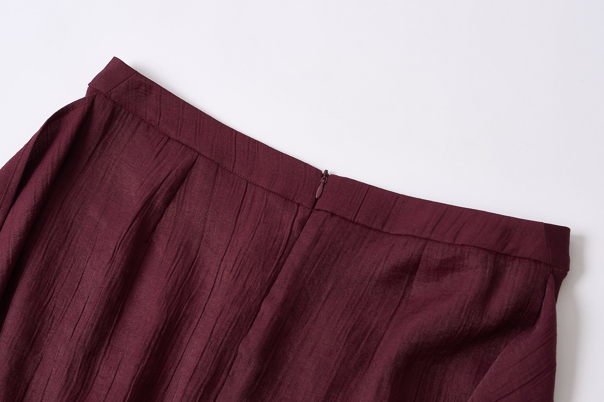 WUHEYIZUO Tie-Front Draped Panel Maxi Skirt