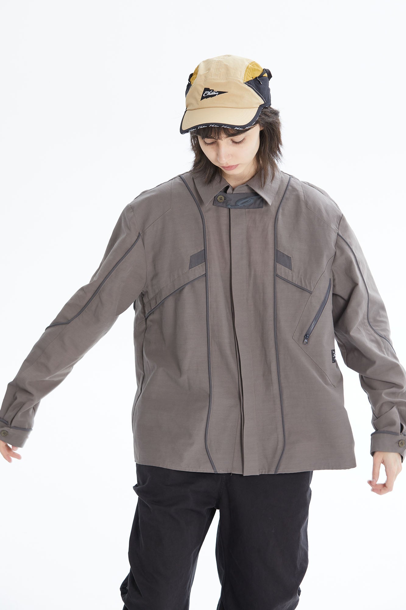 ERROR CODE ROBOT Modular Panel Button-Up Utility Shirt