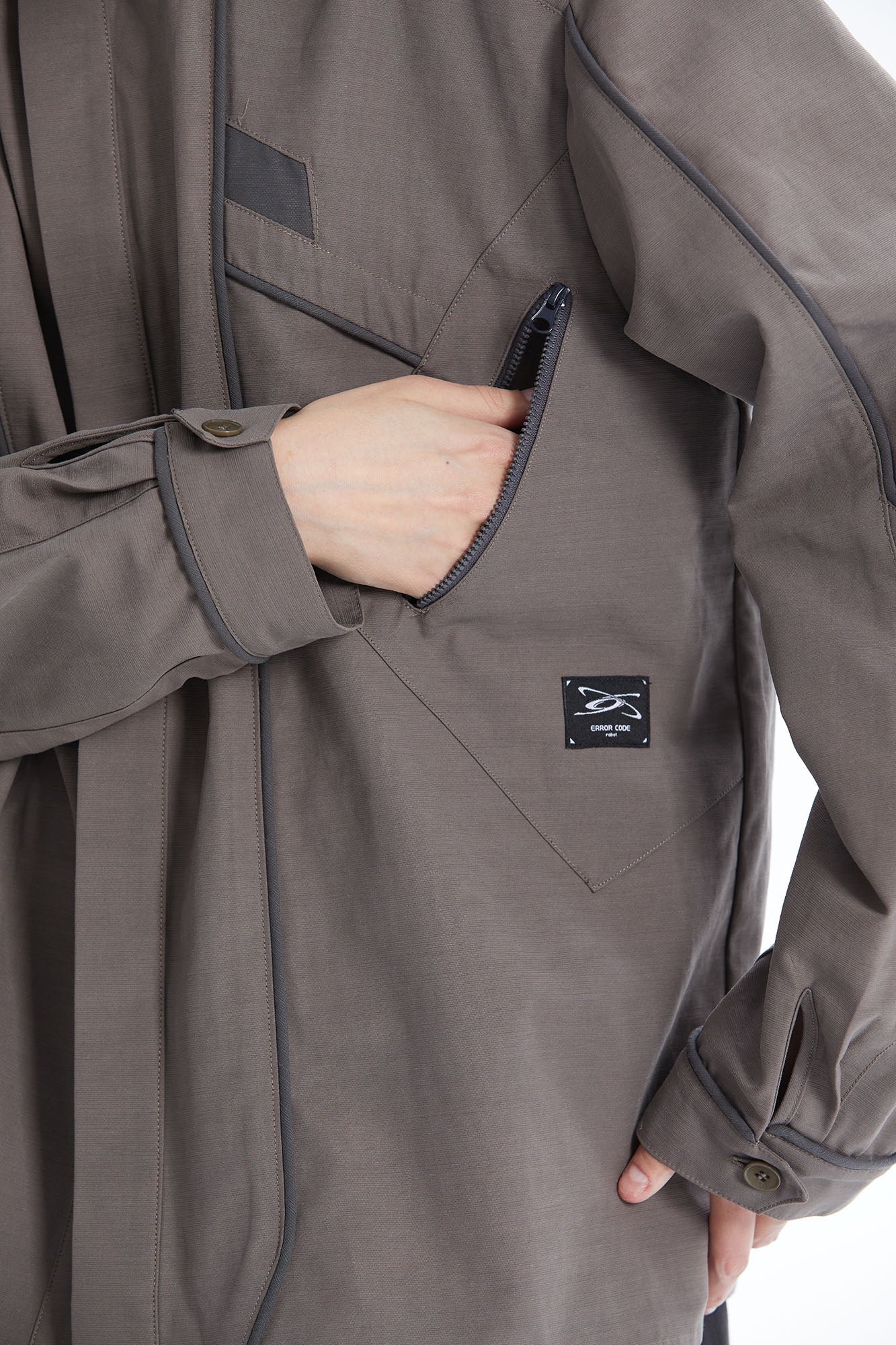 ERROR CODE ROBOT Modular Panel Button-Up Utility Shirt