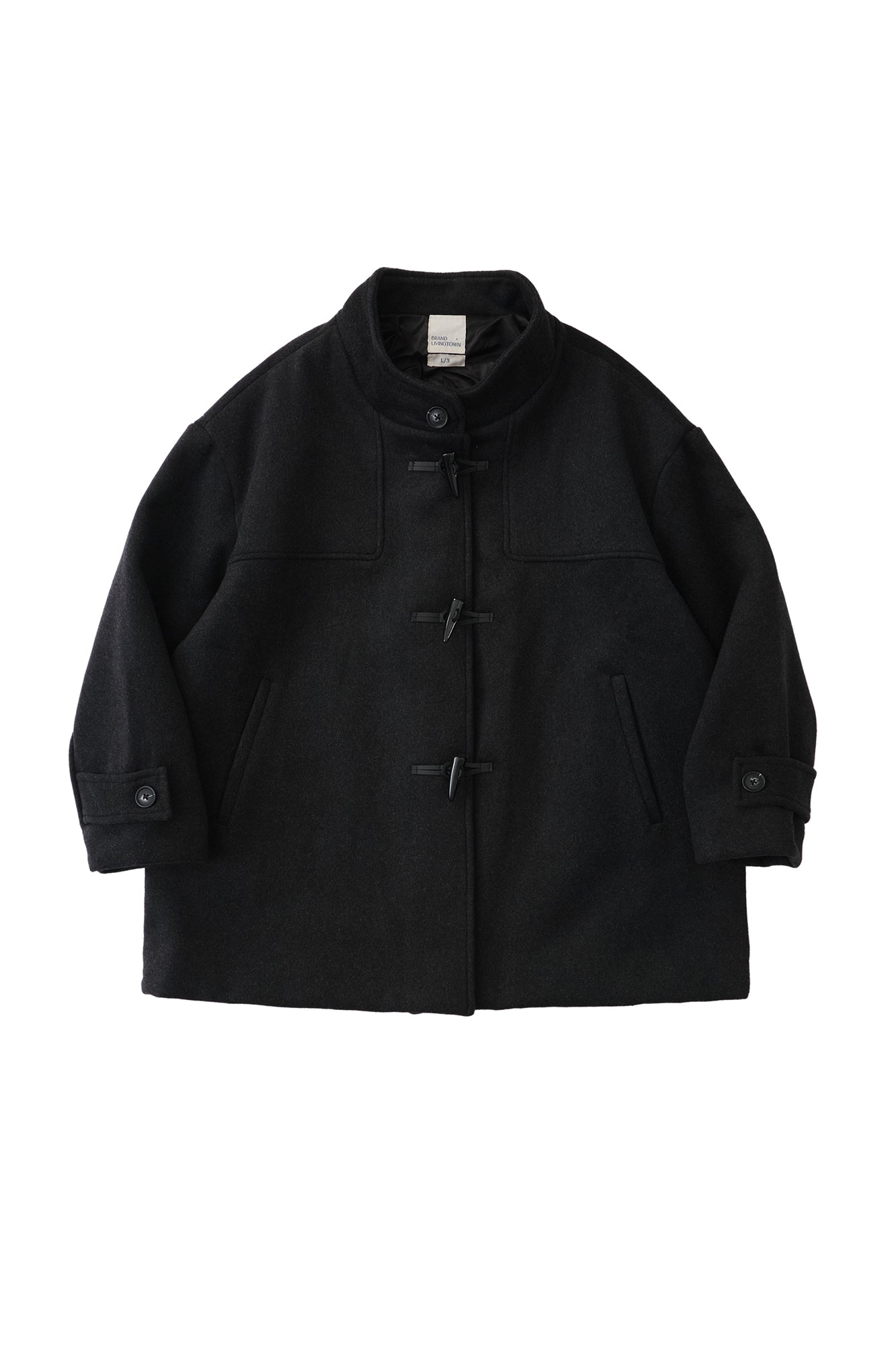 LIVINGTOWN Classic Toggle Wool-Blend Coat